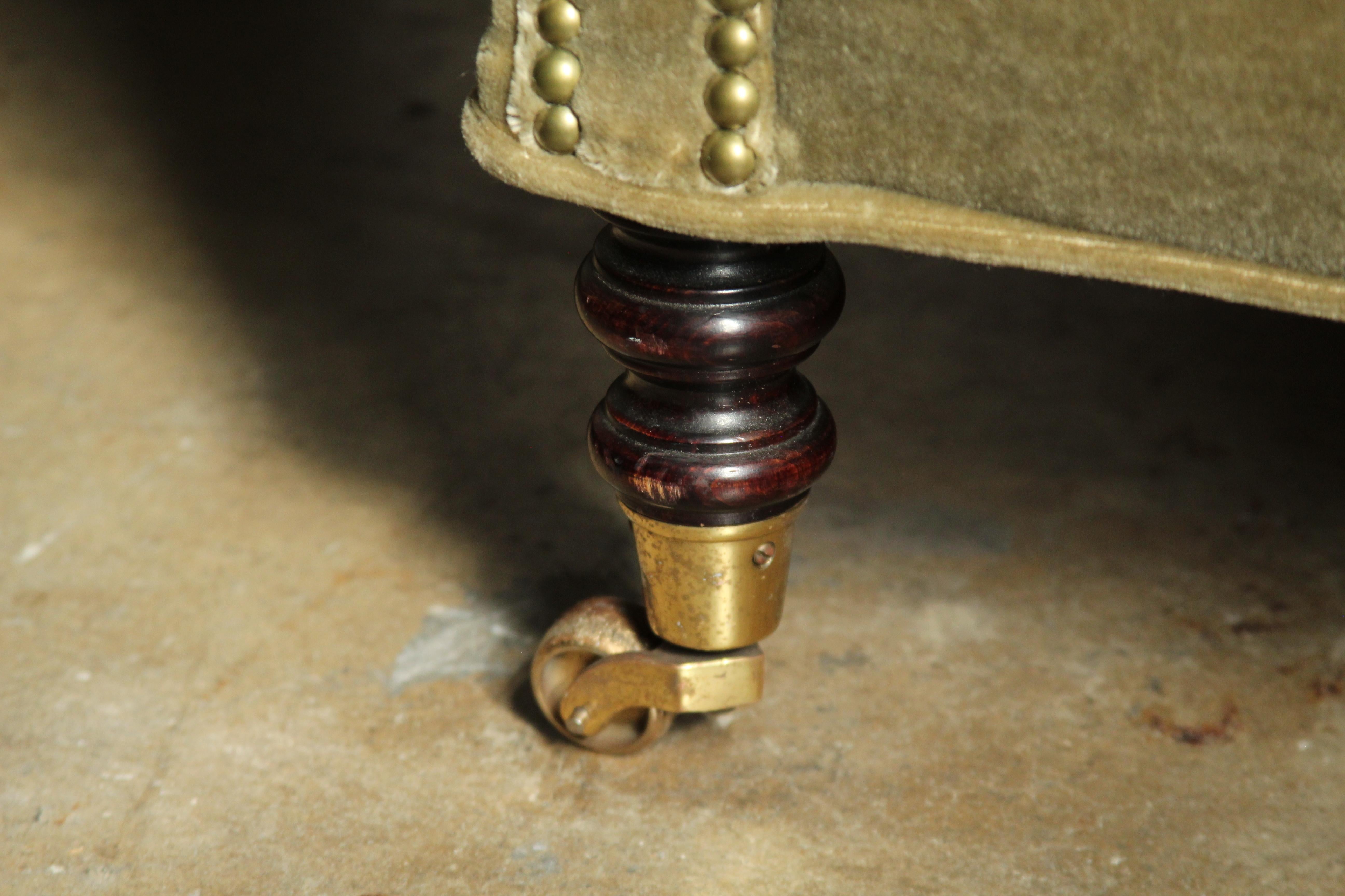 Paire de fauteuils club vintage en mohair de George Smith, années 2000 en vente 3