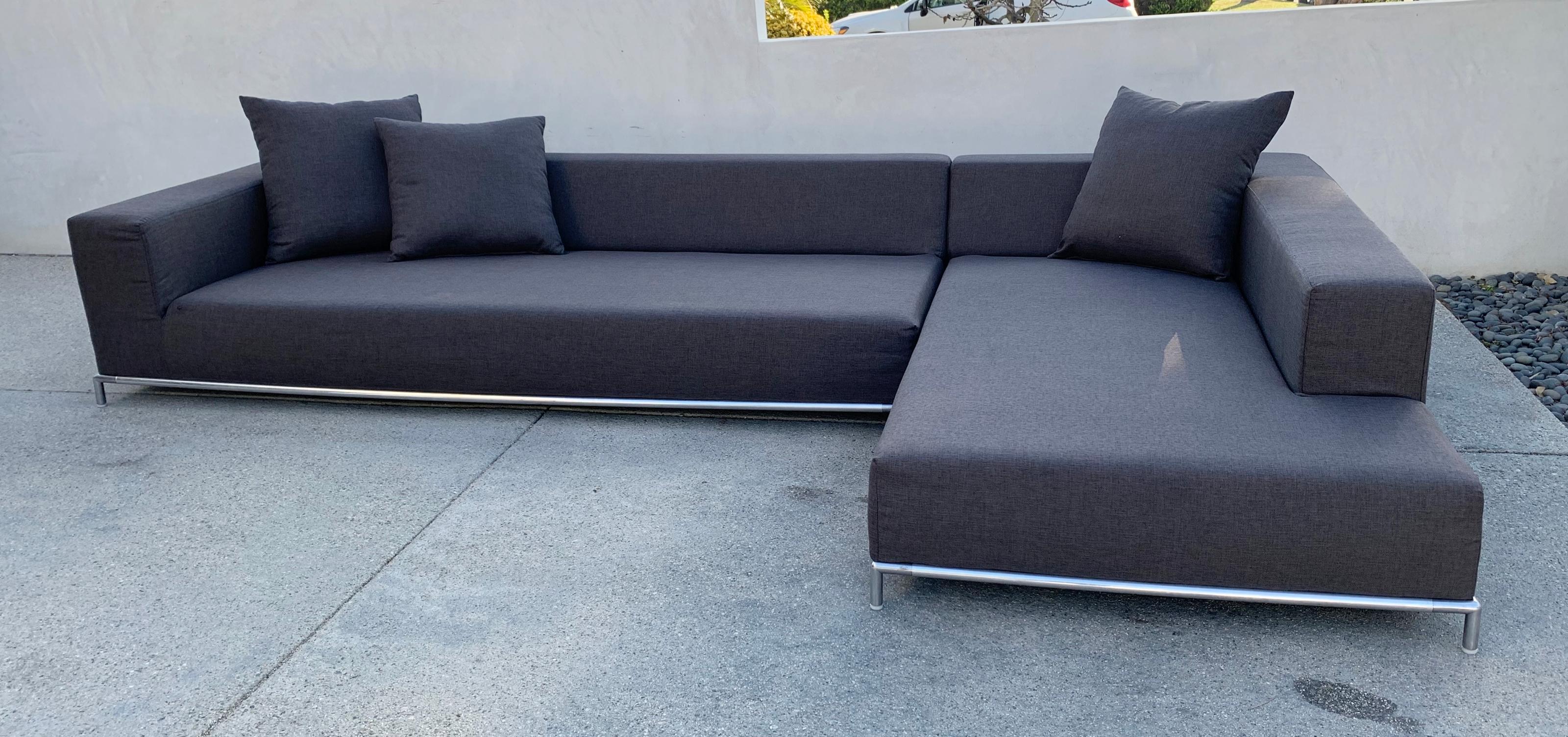 Stunning and beautiful two-piece sectional sofa from the 