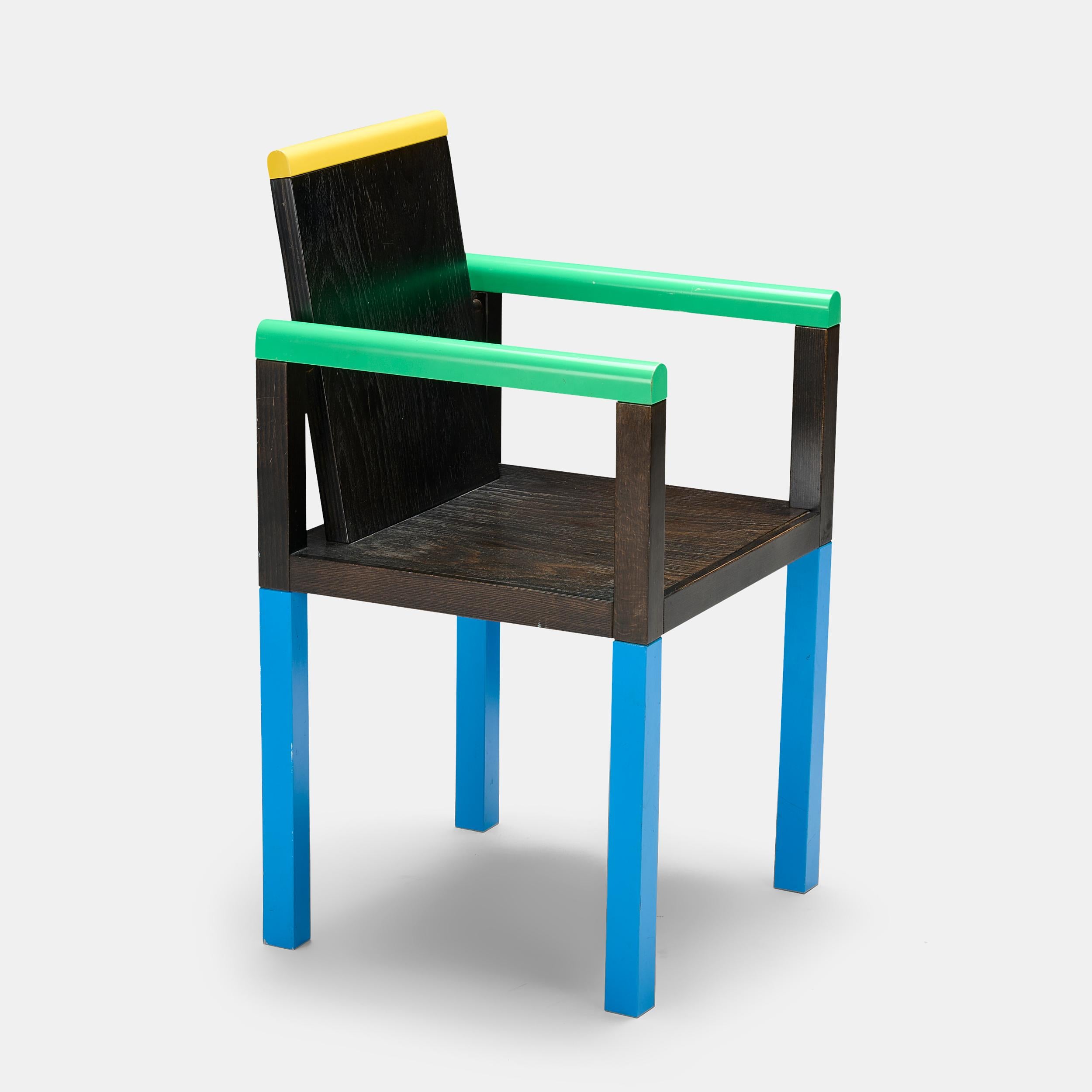 George Sowden segue l'artista Palace chair Memphis Regno Unito / Italia, 1983

Dimensioni: 34 1/2