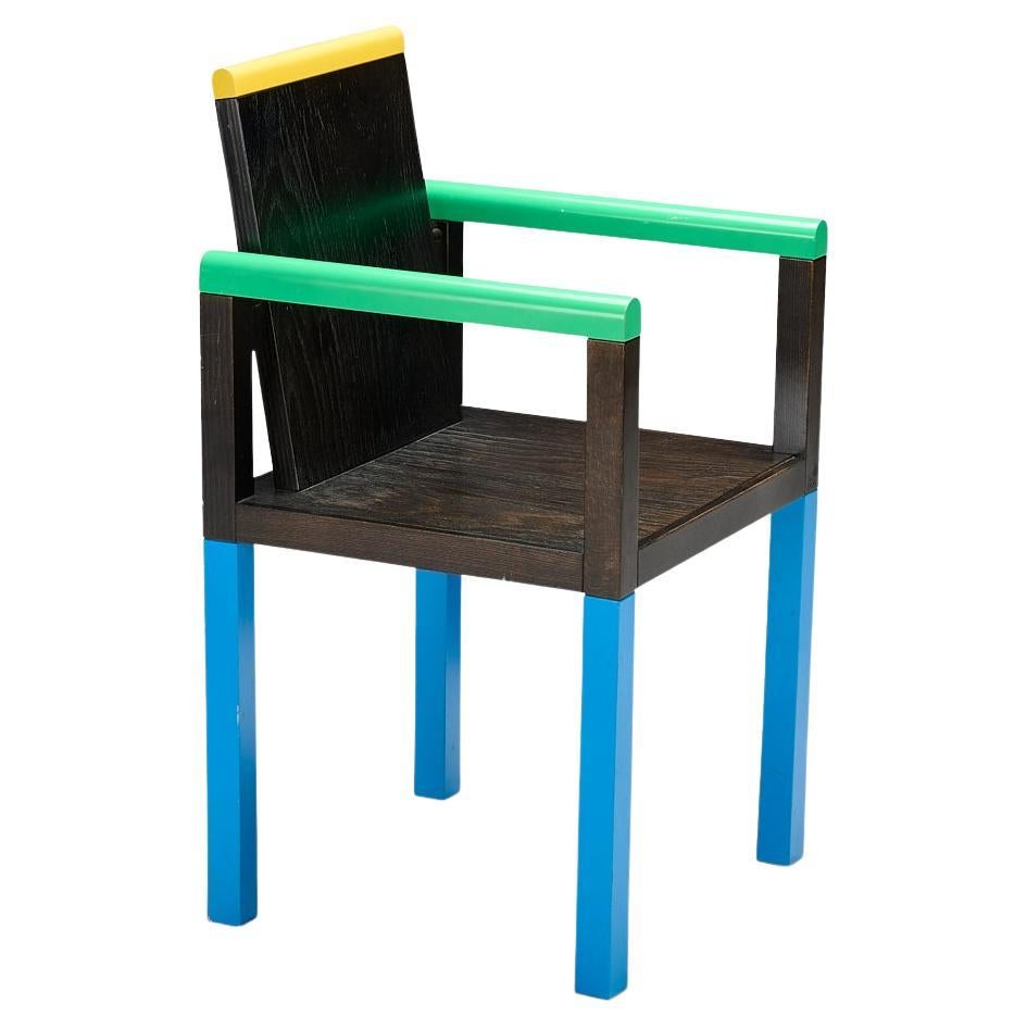 George Sowden segue l'artista Palace chair Memphis Regno Unito / Italia, 1983