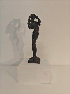 "Standing Nude" George Spaventa, Modernist, Human Figure, Haptic, Gestural