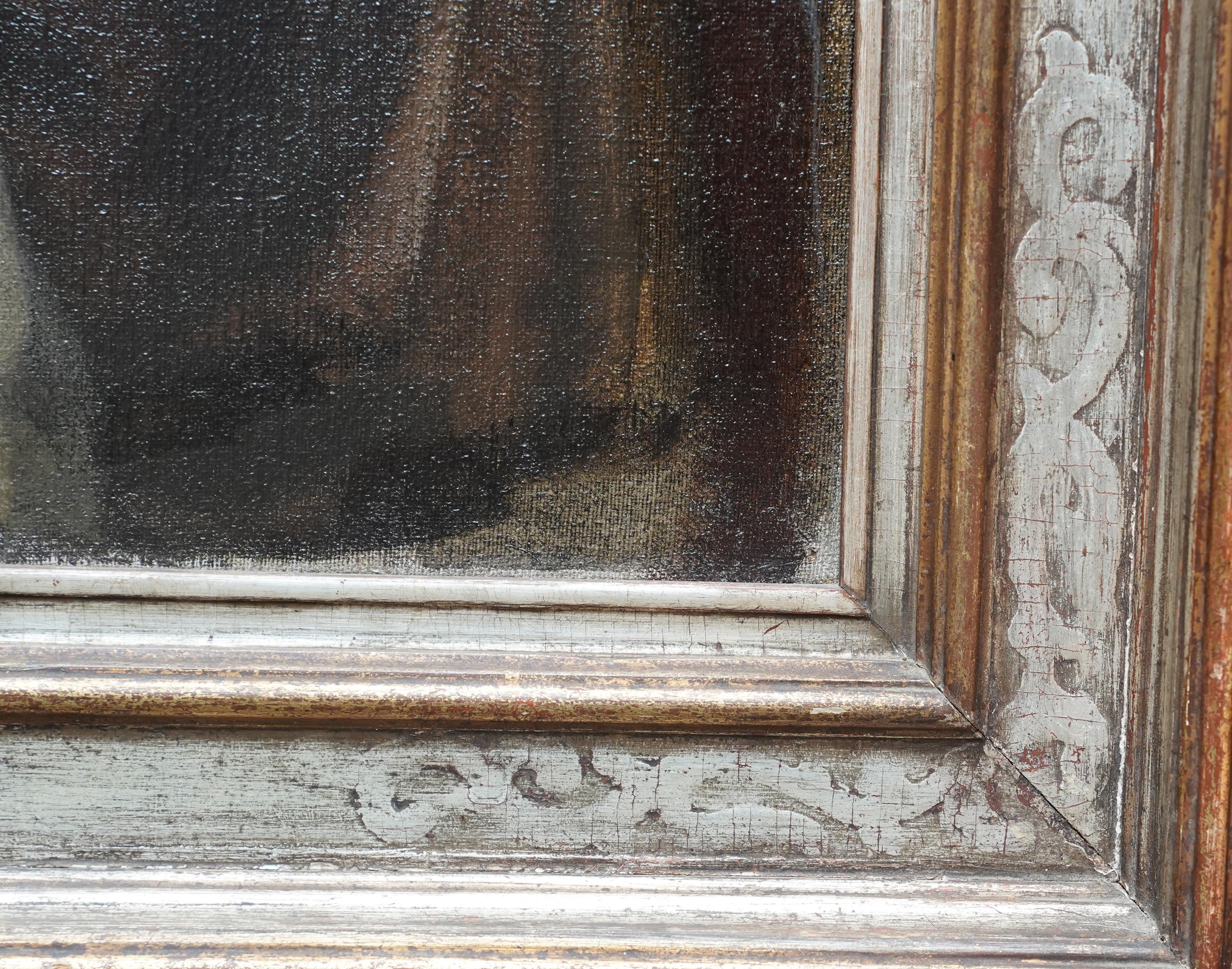 Ritratto di Lillian Gardiner Signora Jack Allen  Pittura ad olio dell'arte edoardiana britannica in vendita 7