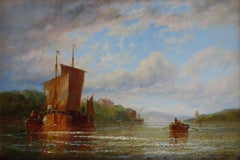 Oil Painting by George Stainton "On the Humber, Yorkshire"