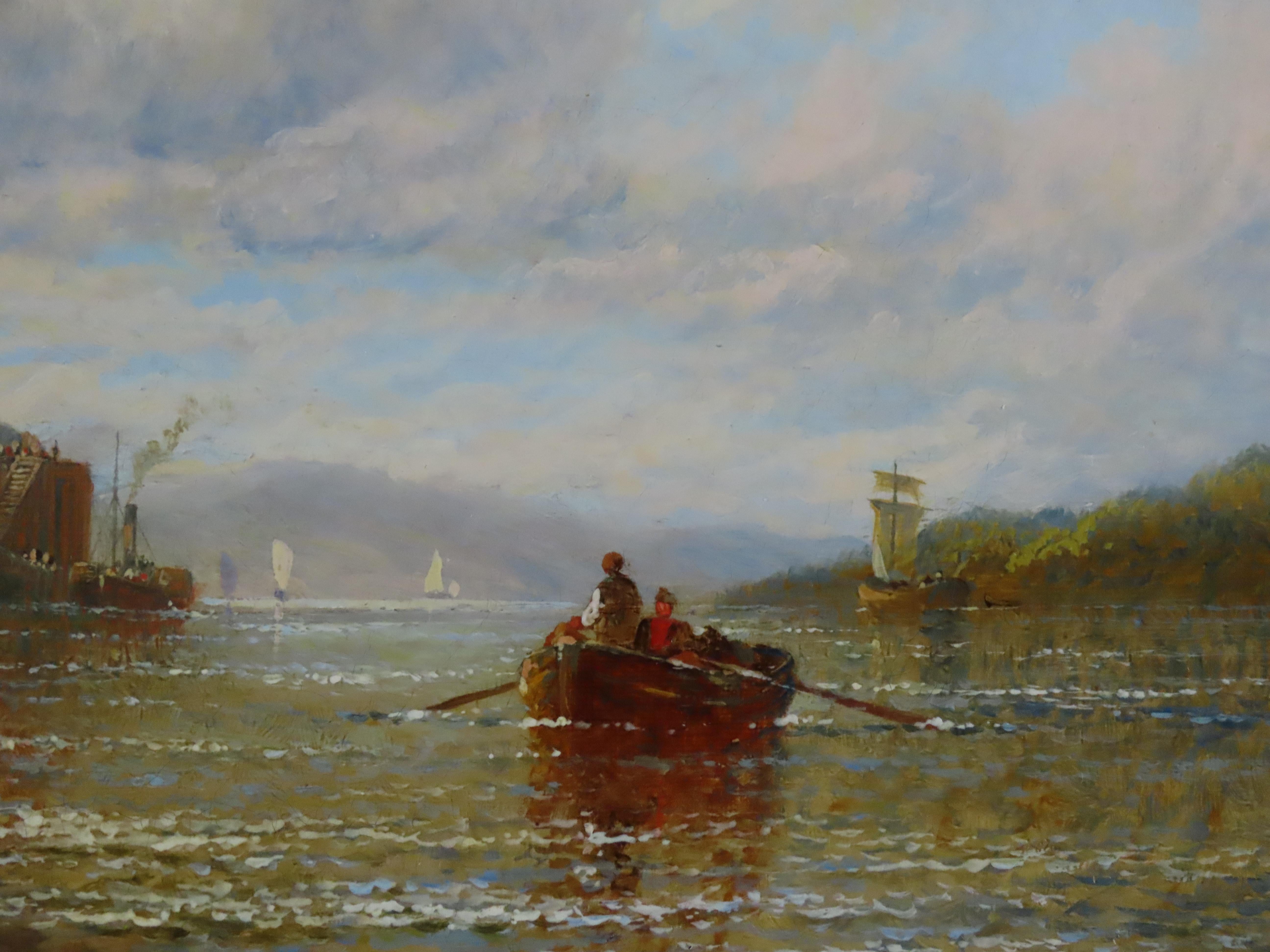 Original Öl auf Leinwand, George Stainton, 