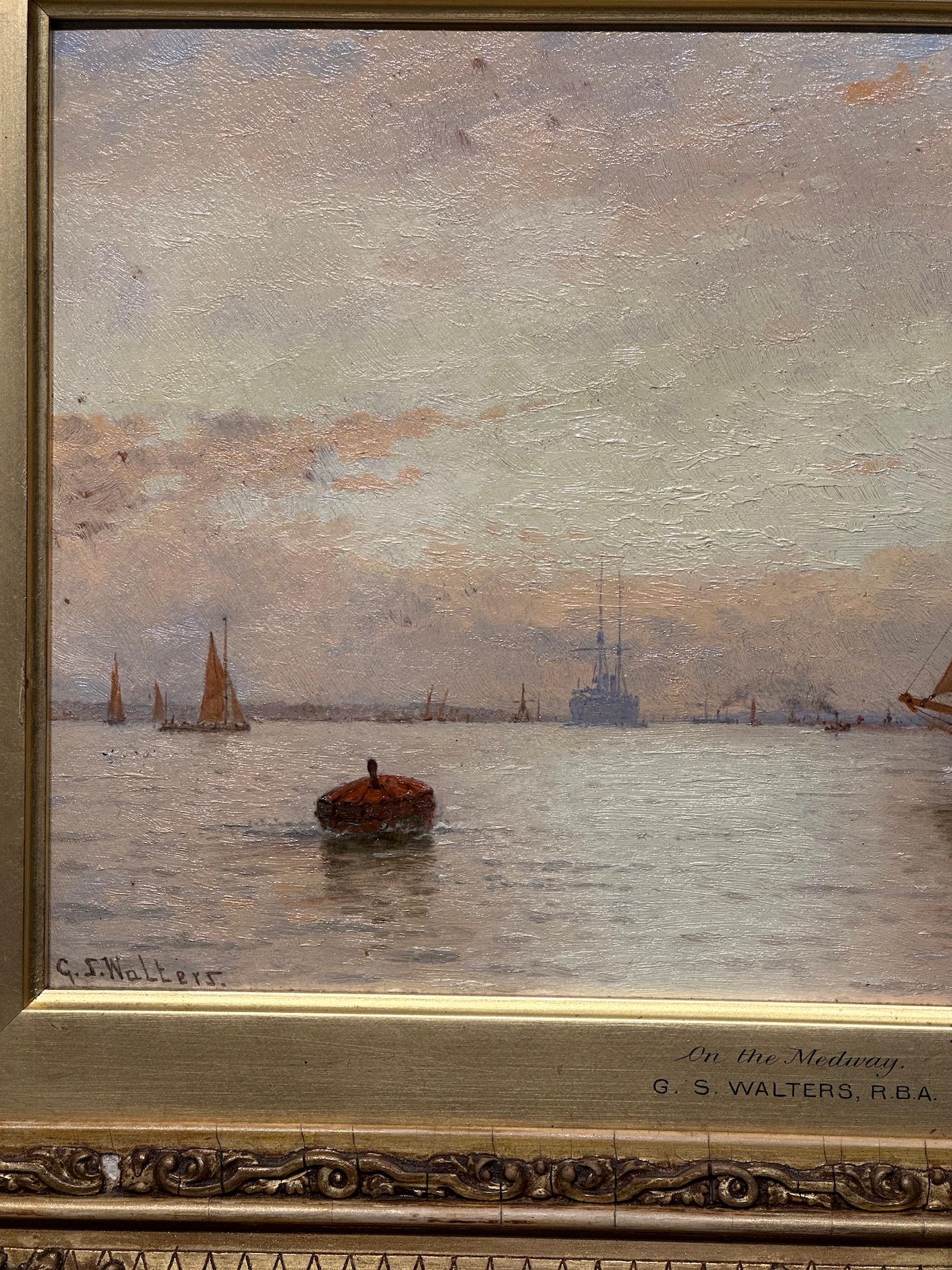 19th century English River Scene on the Medway en venta 4
