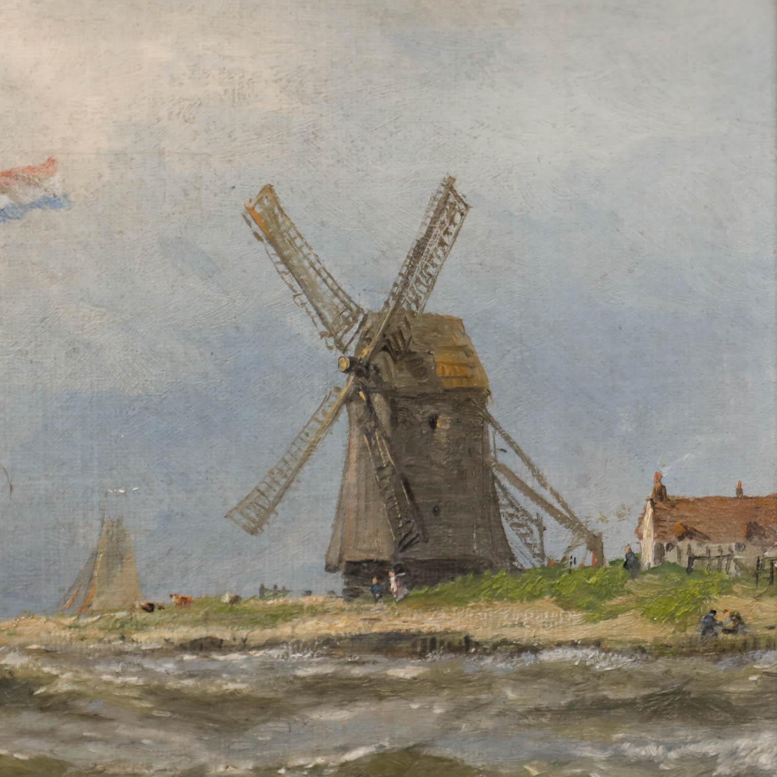 George Stanfield Walters (1838-1924) - Framed Late 19th Century Oil, Sailing Out 3