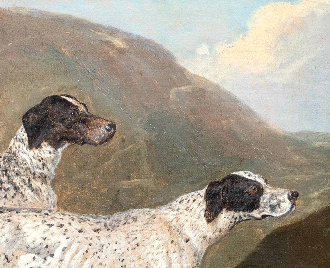 Portrait Of A Pair Of German Shorthaired Pointers, 18th/19th Century  3