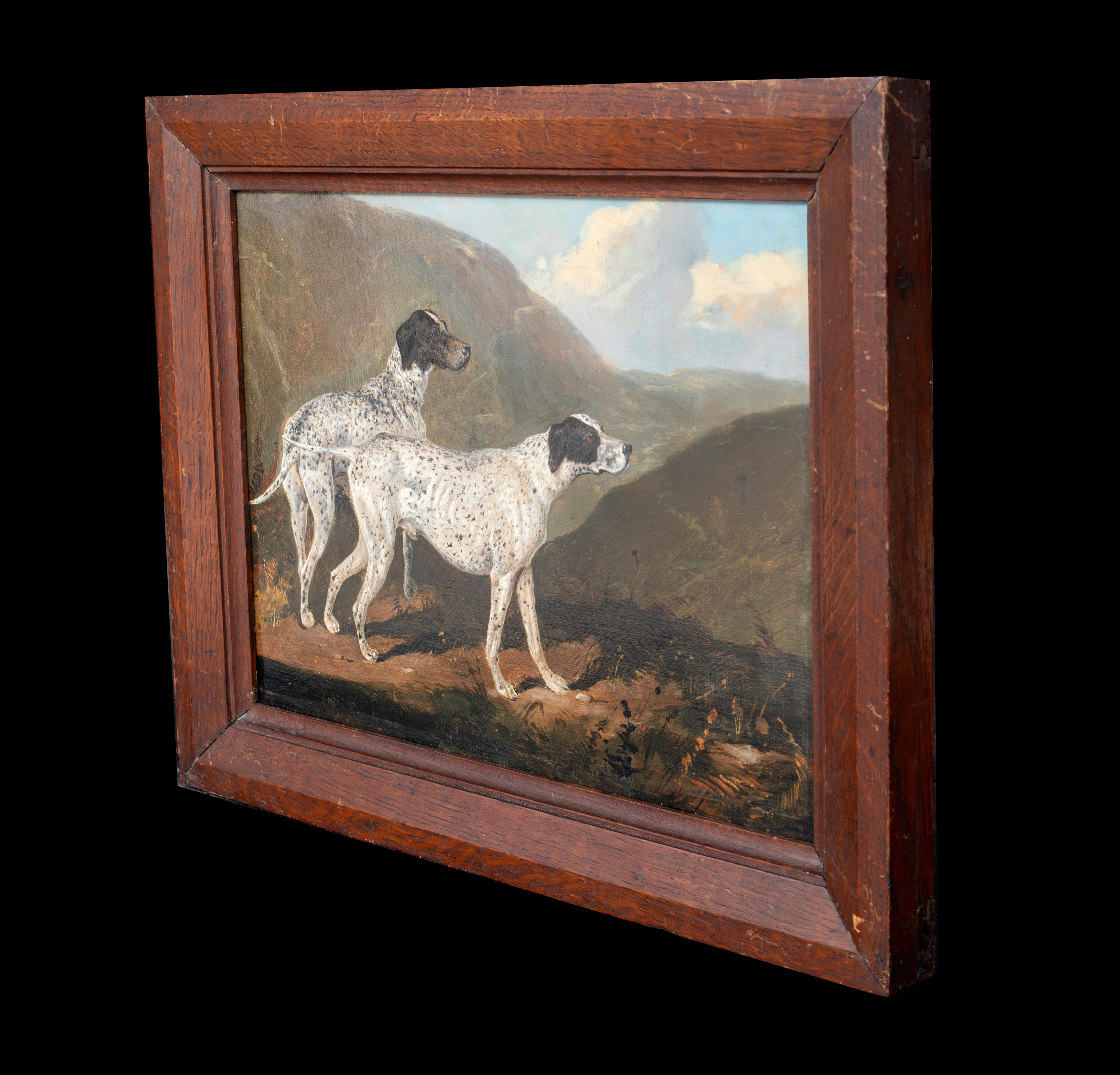 Portrait Of A Pair Of German Shorthaired Pointers, 18th/19th Century  4