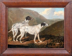 Portrait Of A Pair Of German Shorthaired Pointers, 18th/19th Century 