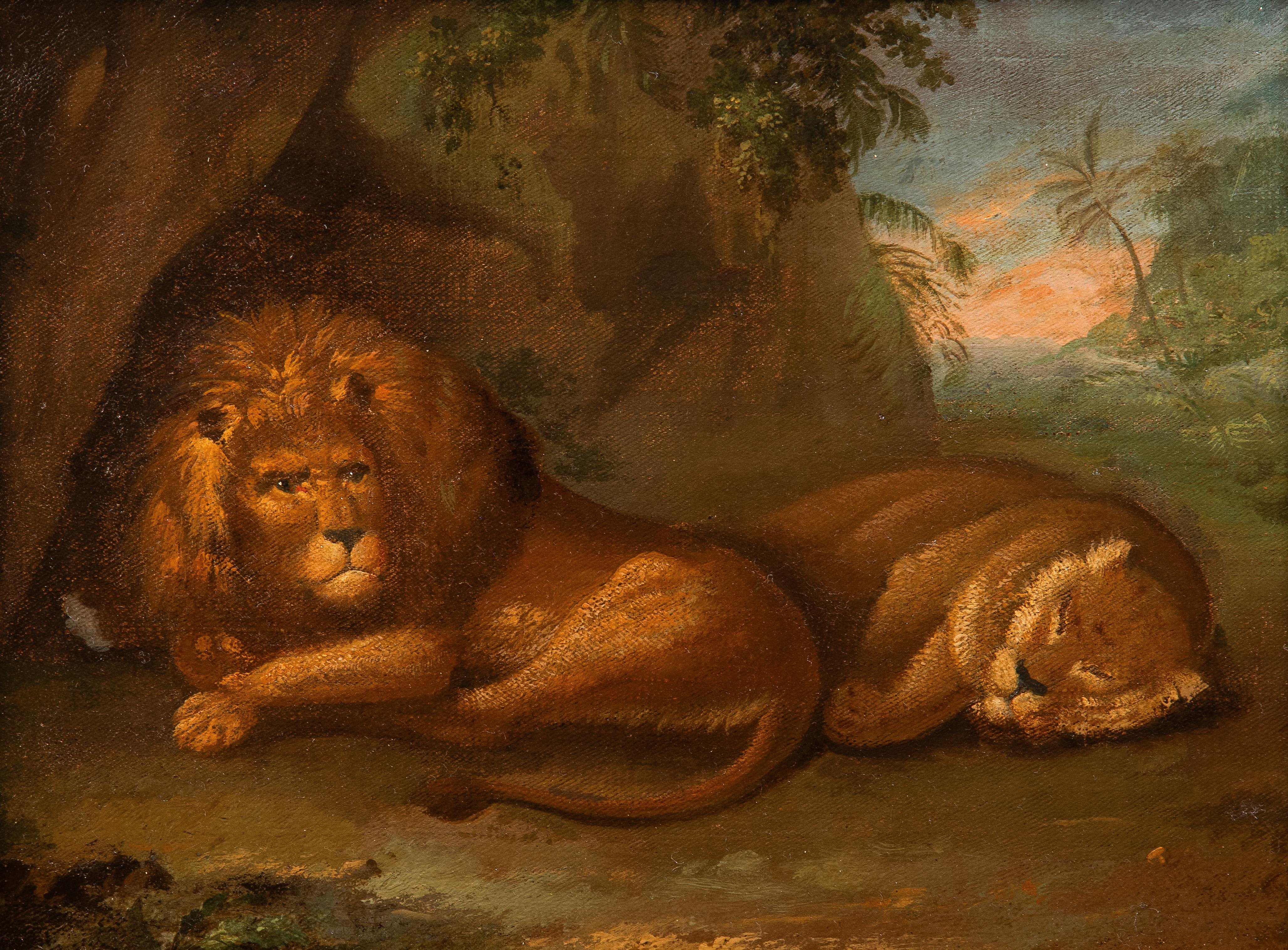 La Tana dei Leoni - Painting di George Stubbs