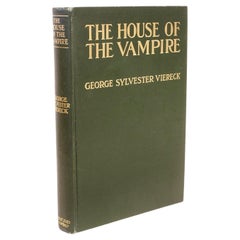 Antique George Sylvester Viereck, The House of the Vampire, 1907, First Edition