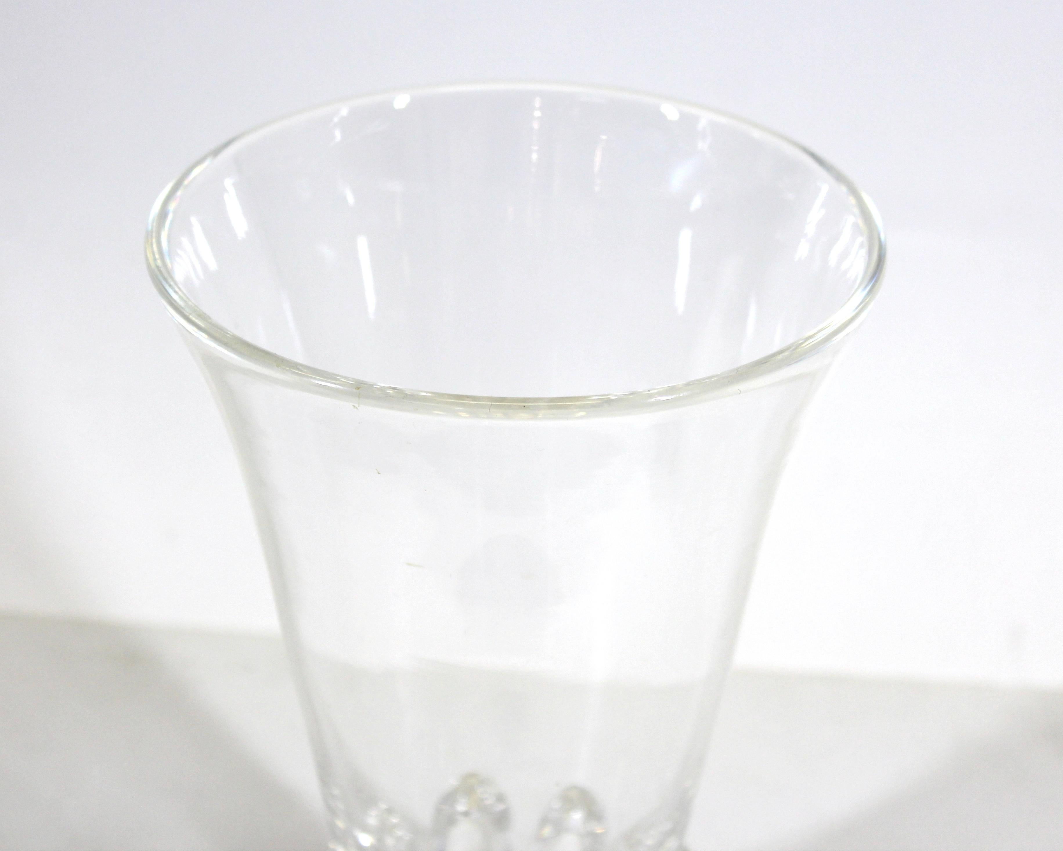 Mid-Century Modern George Thompson for Steuben Crystal Vase