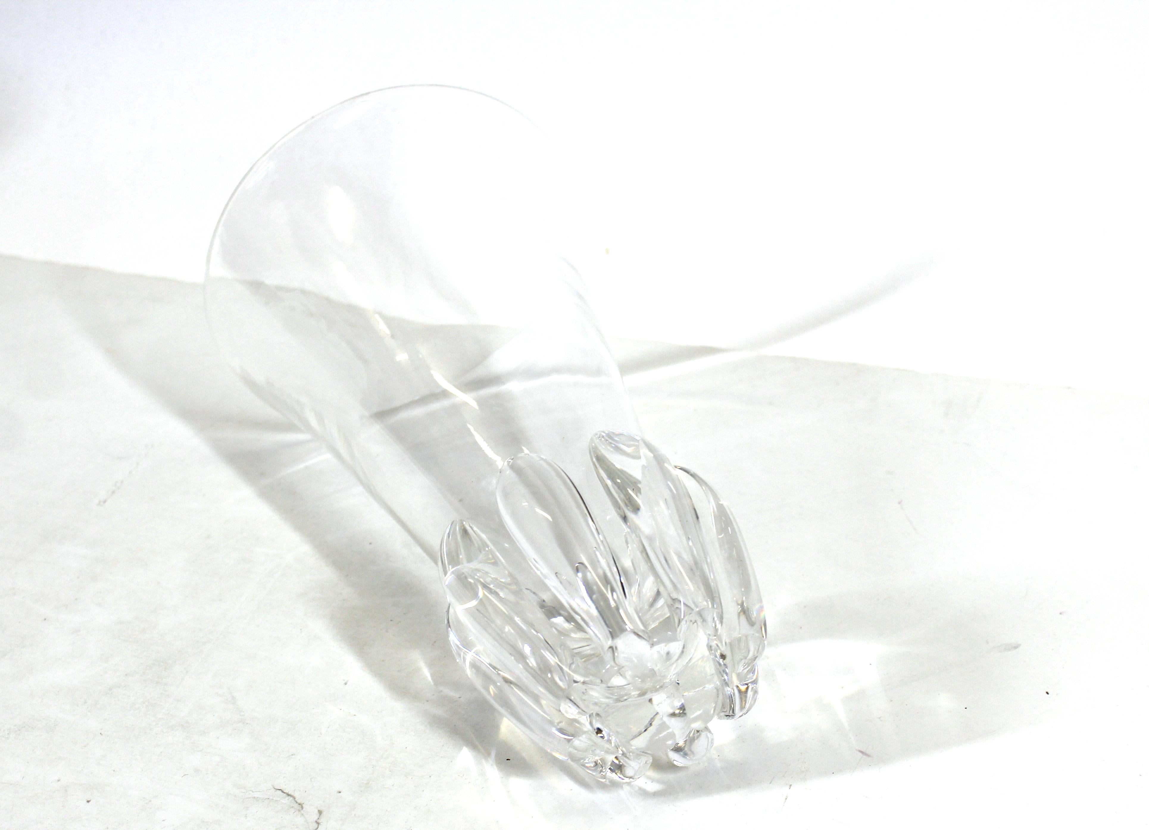 Mid-20th Century George Thompson for Steuben Crystal Vase