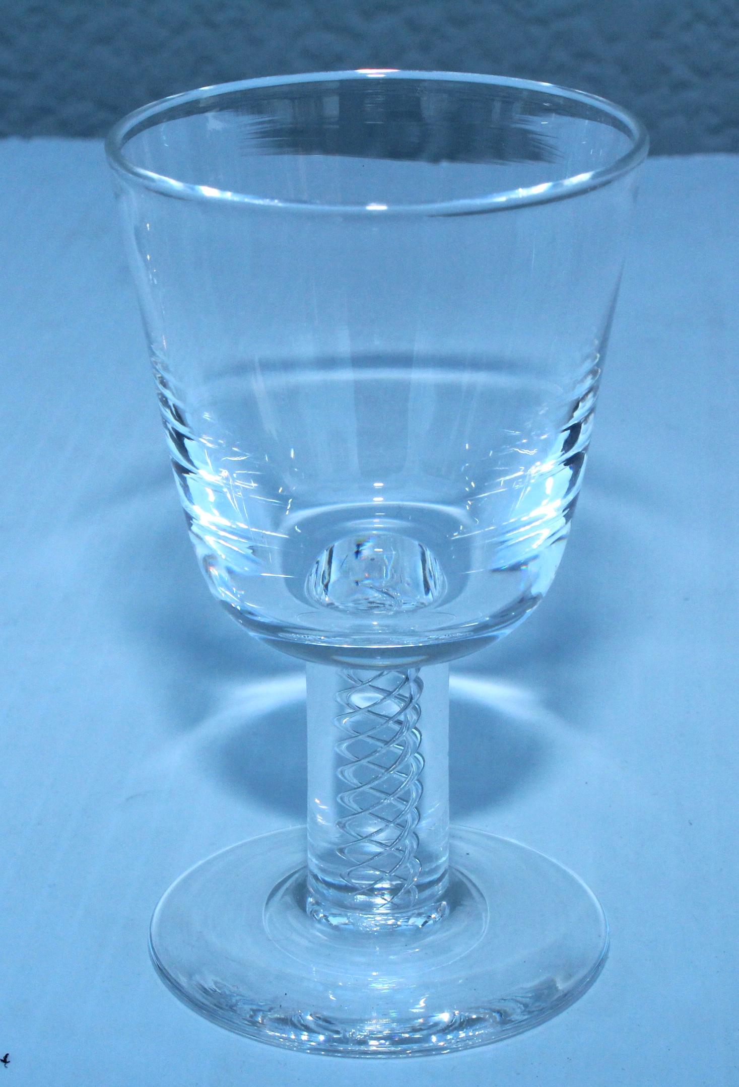 George Thompson for Steuben Glasses Set of 12 1