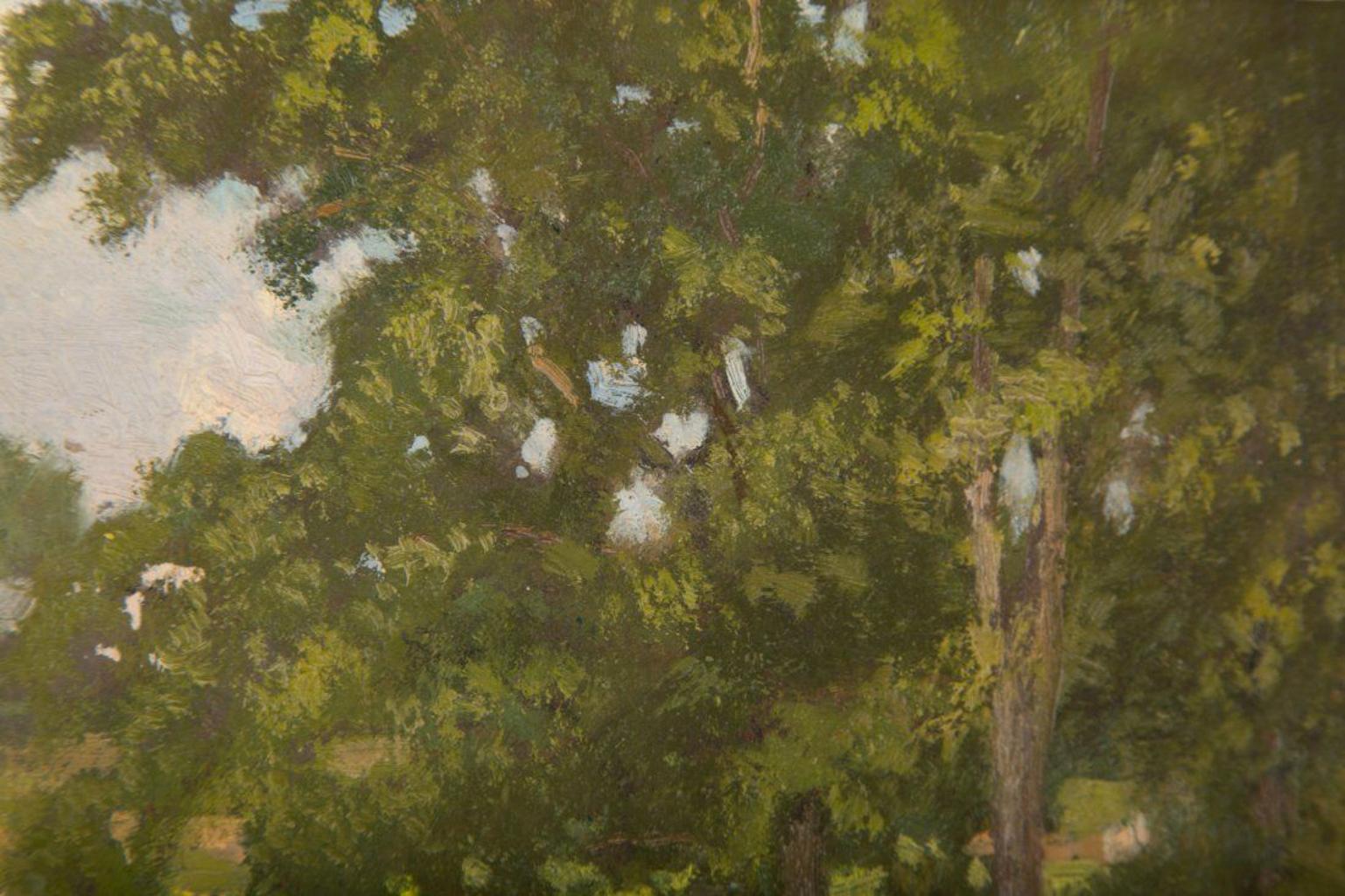 George Thompson Hobbs (1846-1929) Landscape Oil On Board 