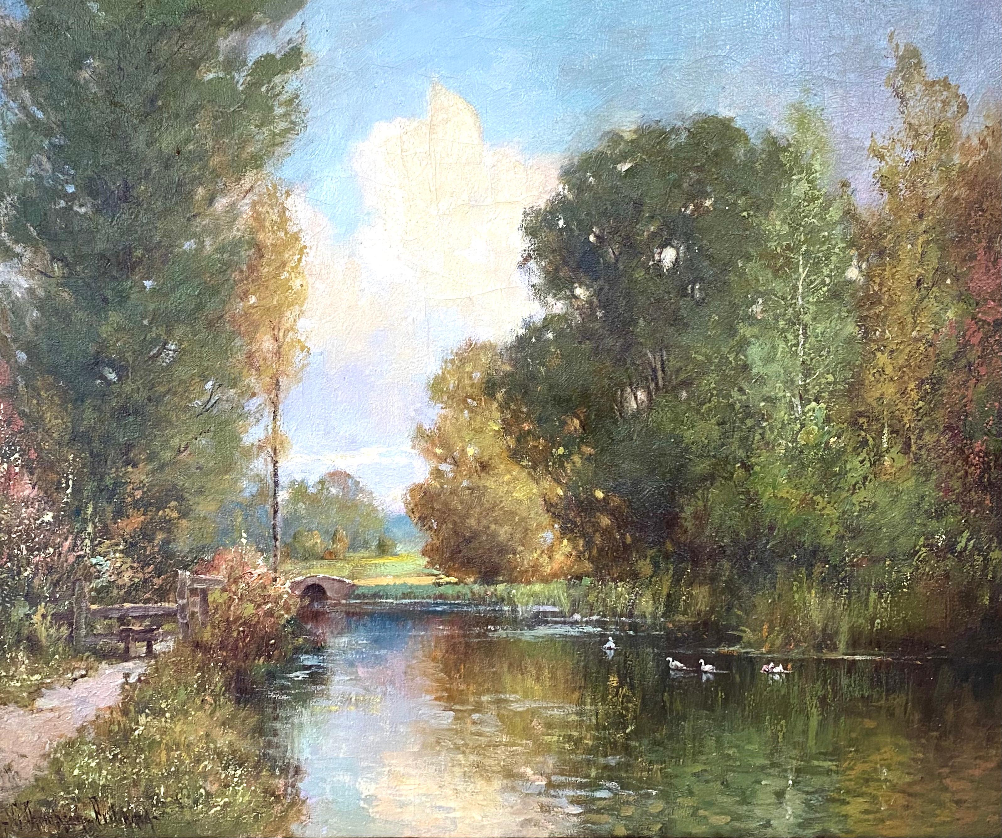 “A Summer’s Day” - Painting by George Thompson Pritchard