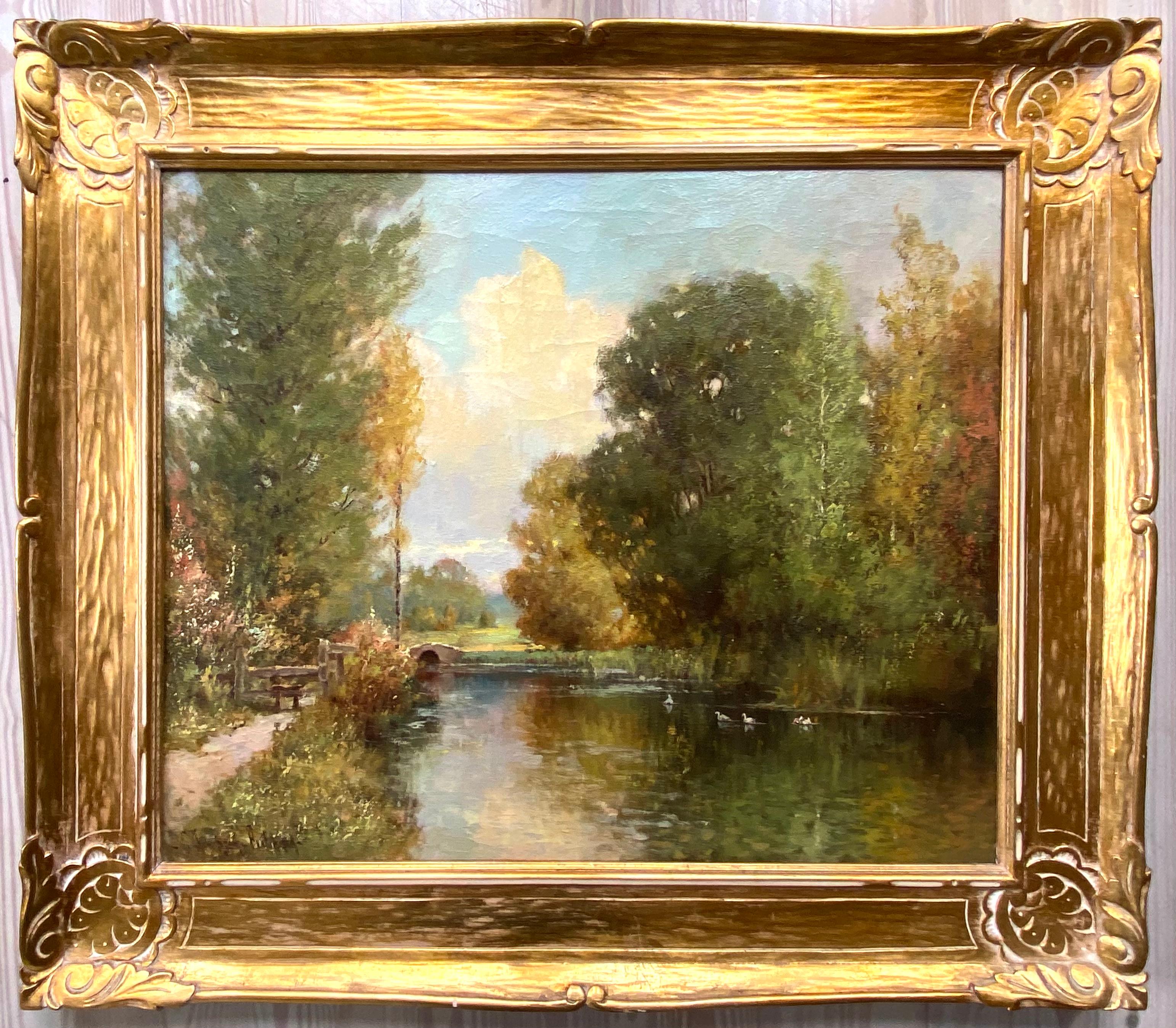 Landscape Painting George Thompson Pritchard - Un jour d'été