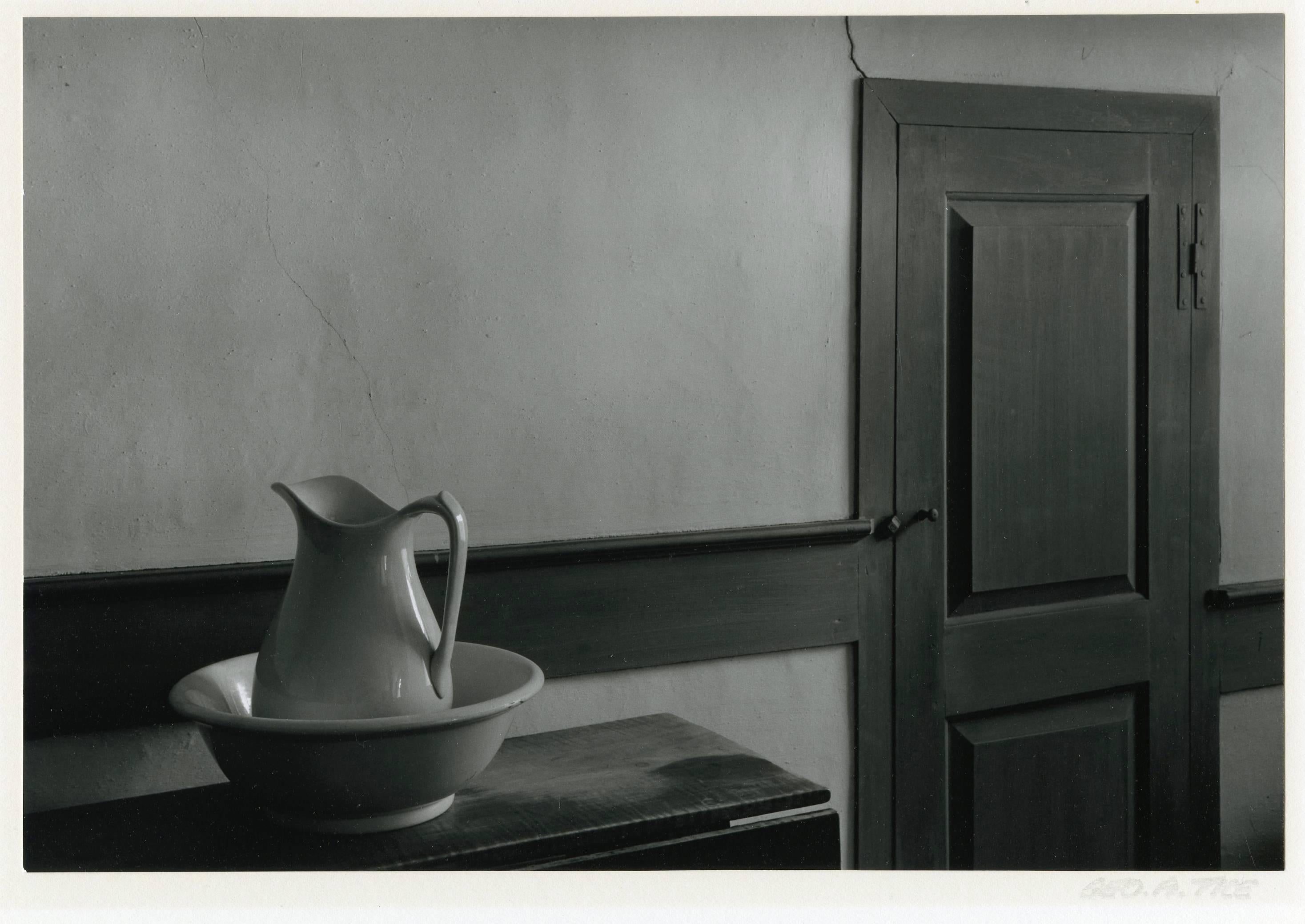 George Tice Black and White Photograph - Shaker Interior, Sabbathday Lake, Maine