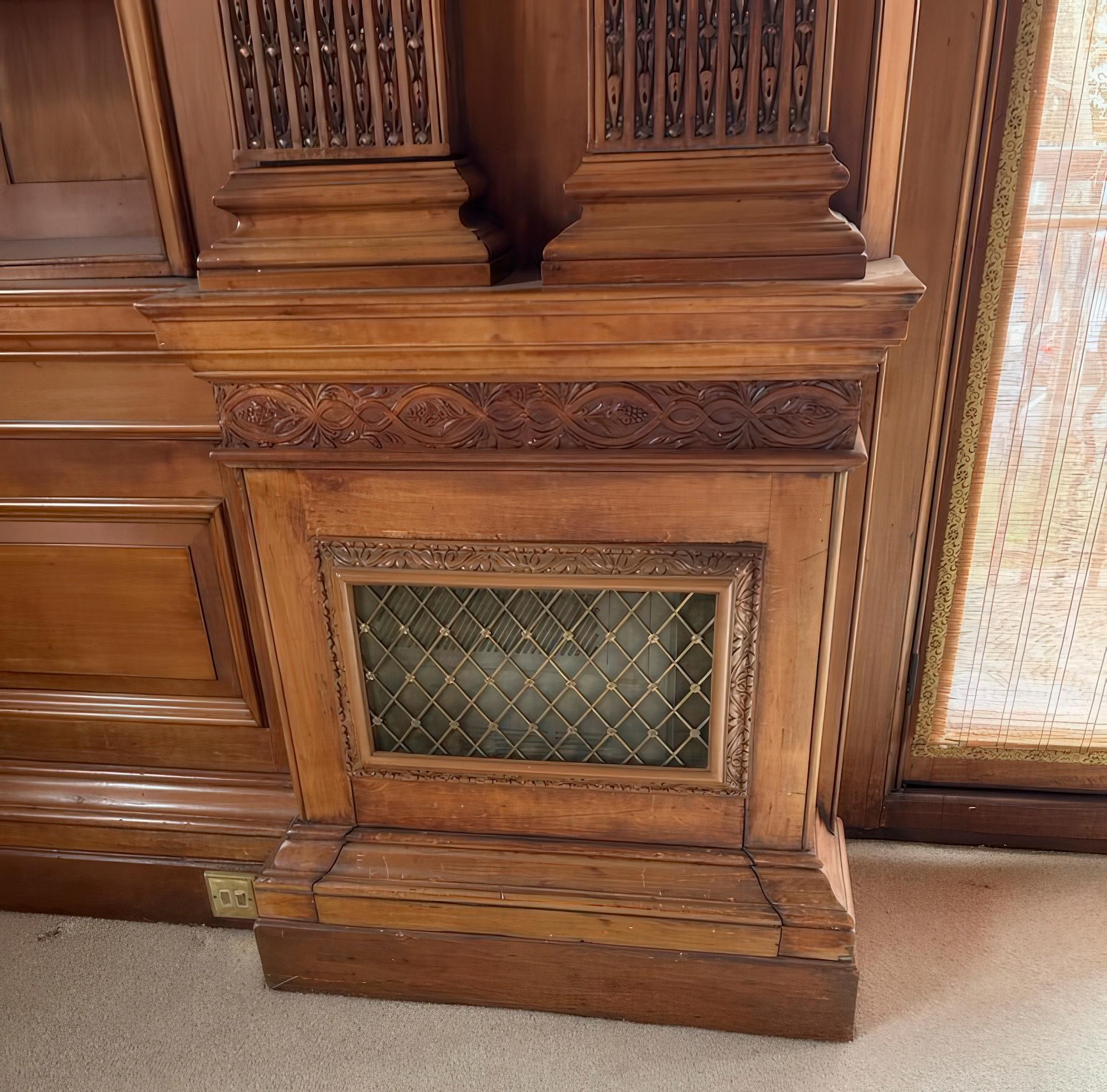 George Trollope & Sons fireplace & room, Paris Exhibition 1878 Gold Medal Winner For Sale 7