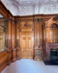 George Trollope & Sons fireplace & room, Paris Exhibition 1878 Gold Medal Winner