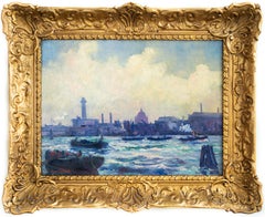 View of Venice by George Turland Goosey, American/British, 1920s, Impressionism