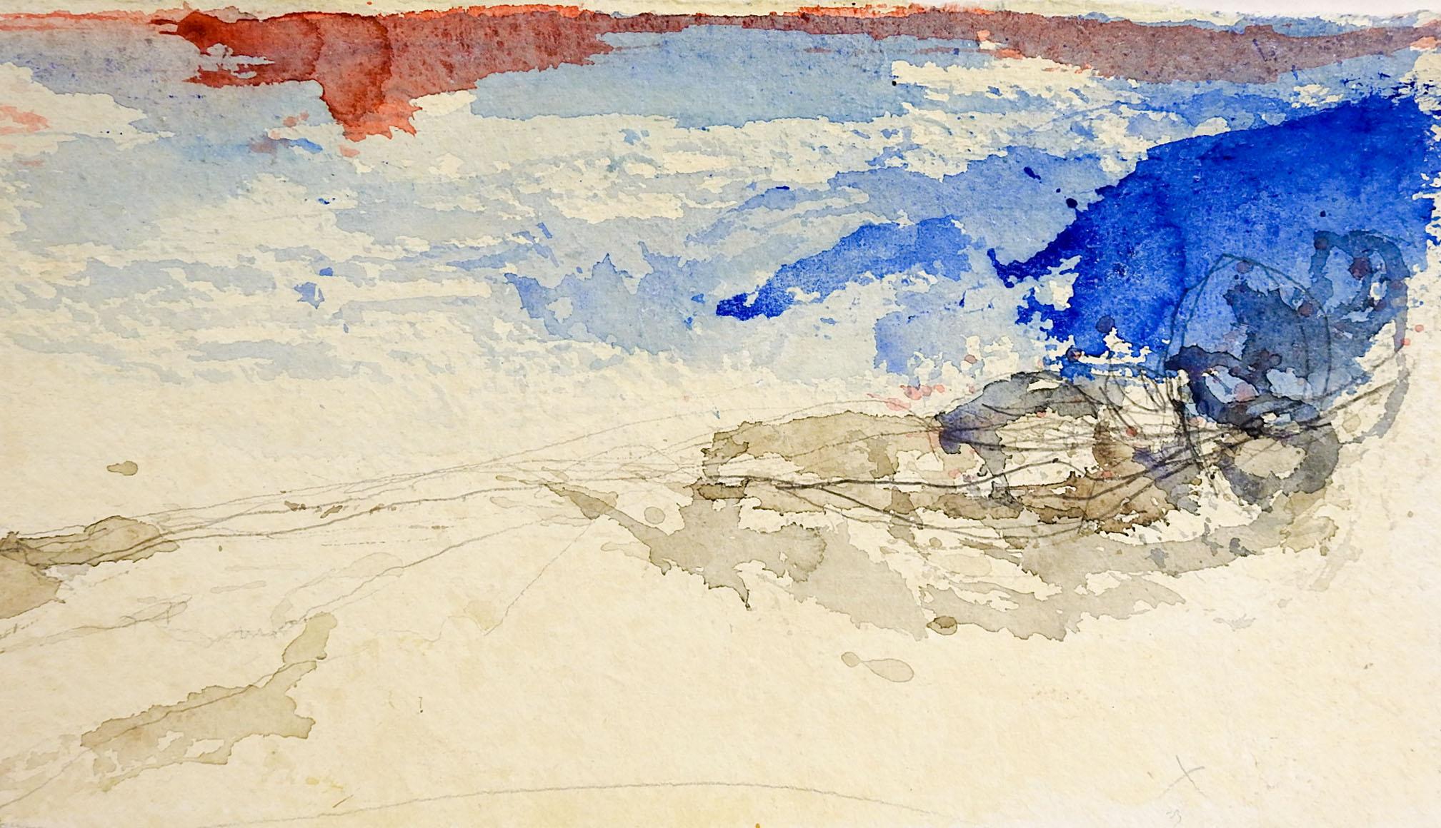 XXIe siècle et contemporain Peinture de paysage abstraite de George Turner en vente
