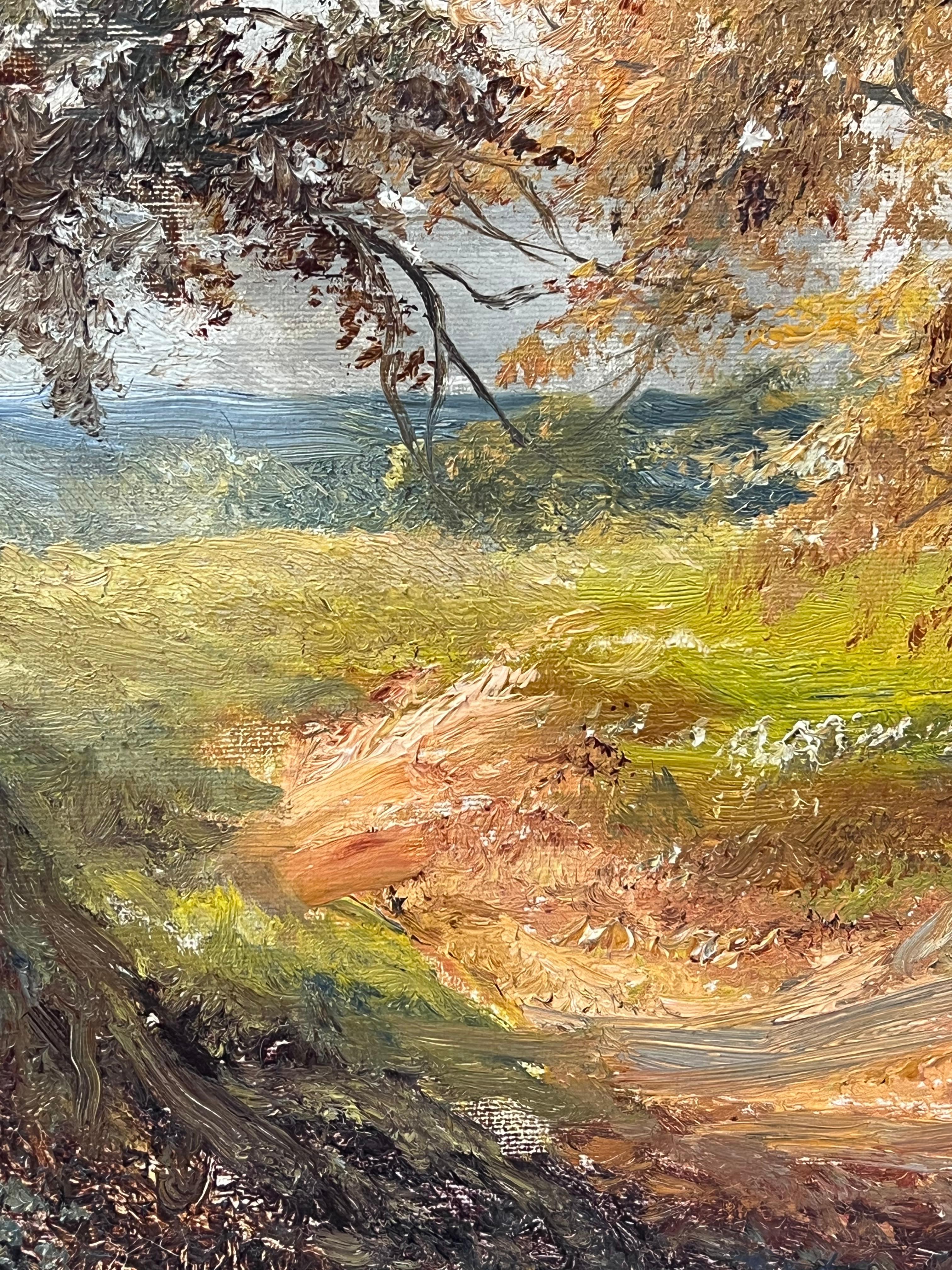 Le chemin des bois
cercle de George Turner (anglais 1841-1910)
peinture à l'huile sur toile, encadrée
encadré : 19 x 25.5 pouces
toile : 14 x 21.5 pouces
état : très bon
provenance : collection privée, Angleterre

George Turner (1841-1910) était un