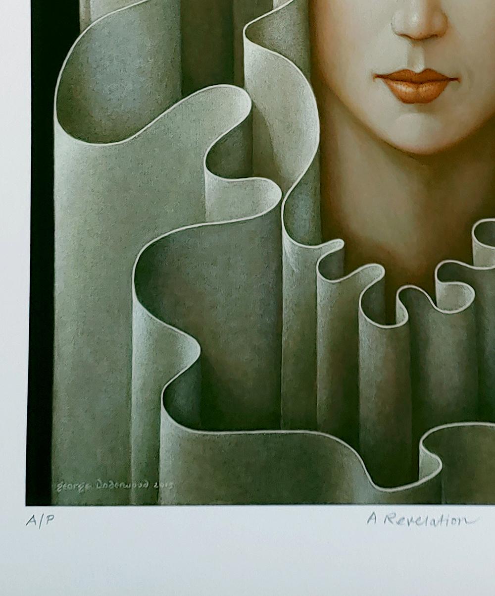 Una rivelazione - Portrait Print Nero di George Underwood