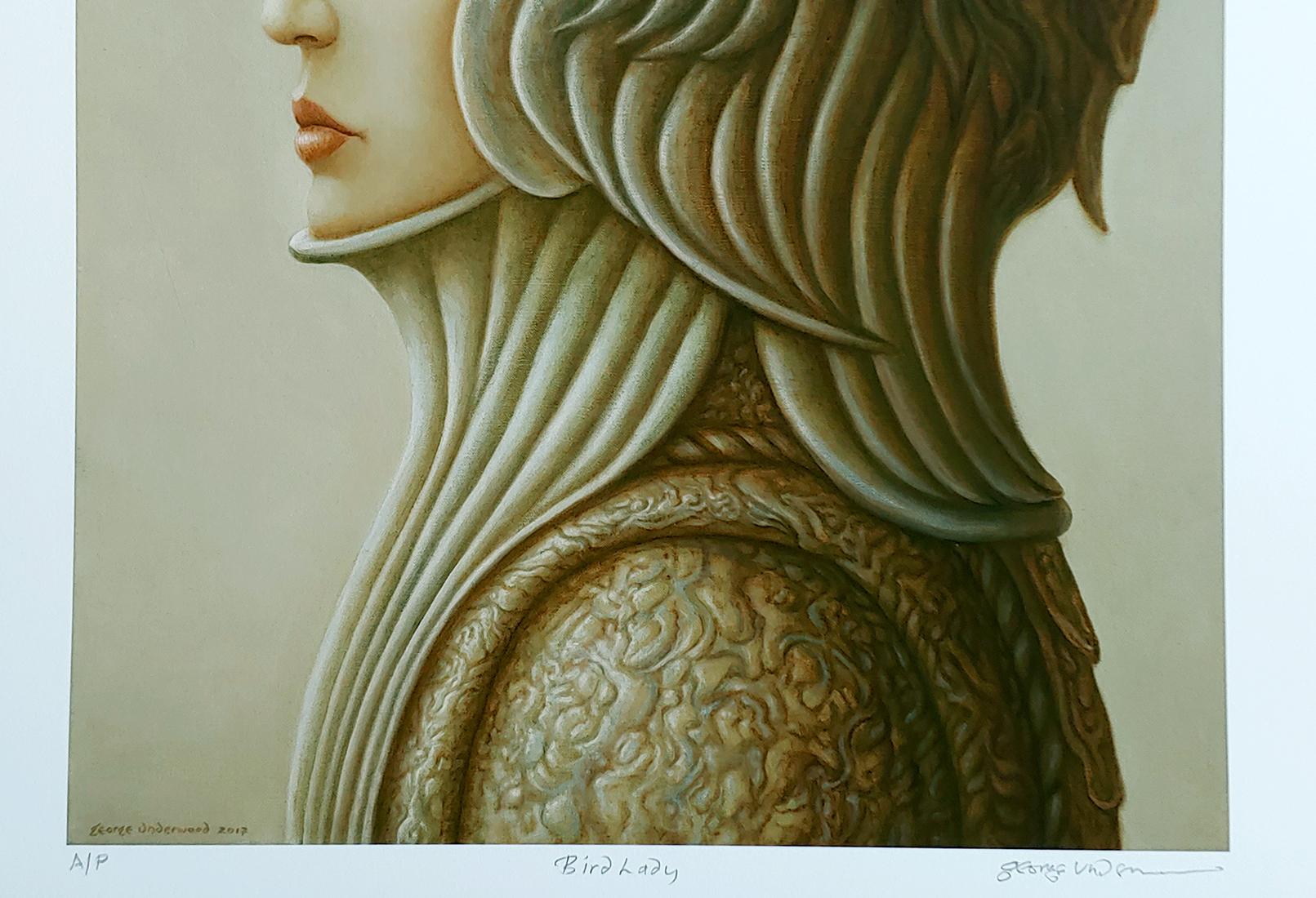 Bird Lady  30x26