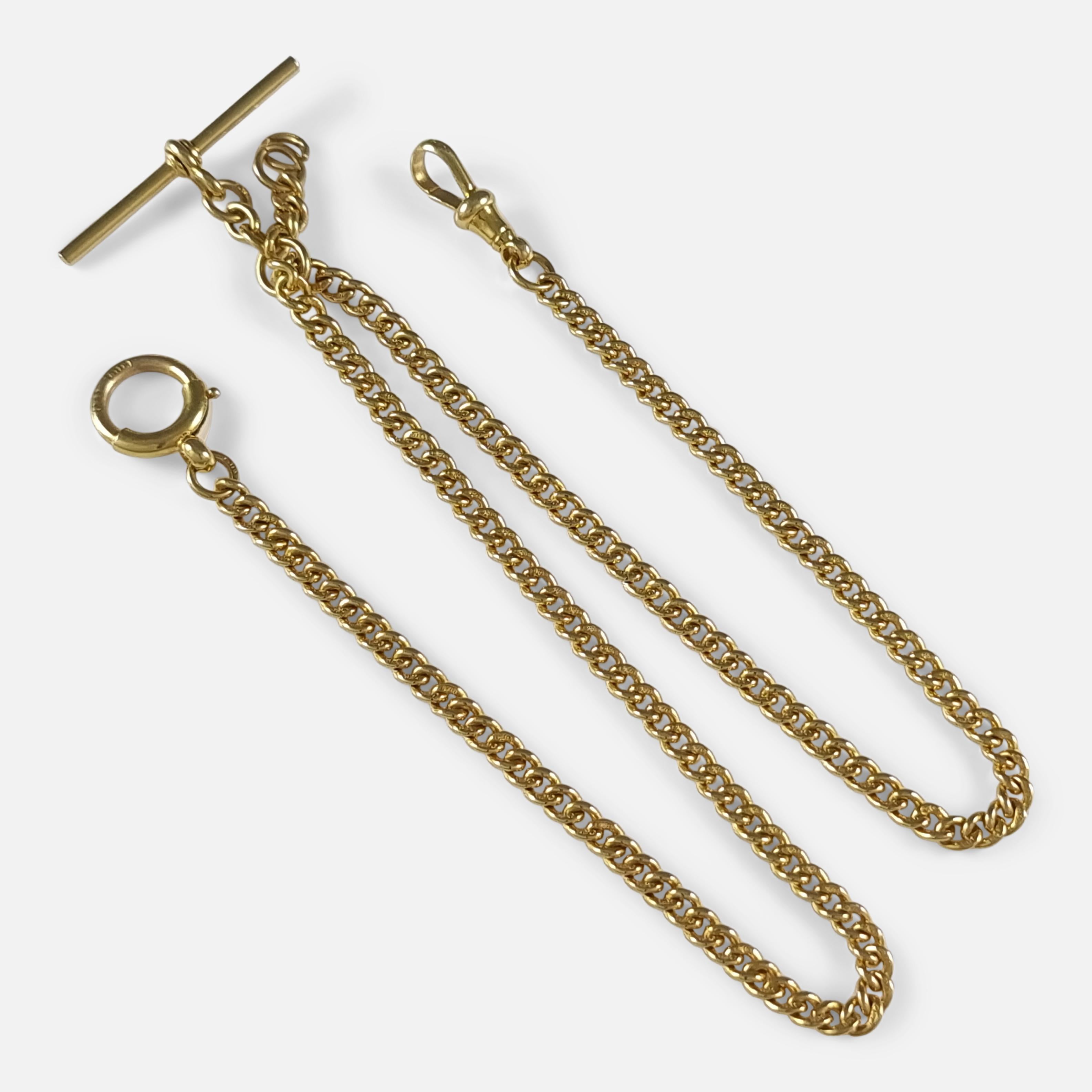 18 Karat Gold Albert-Uhrkette von George V., 1925 1