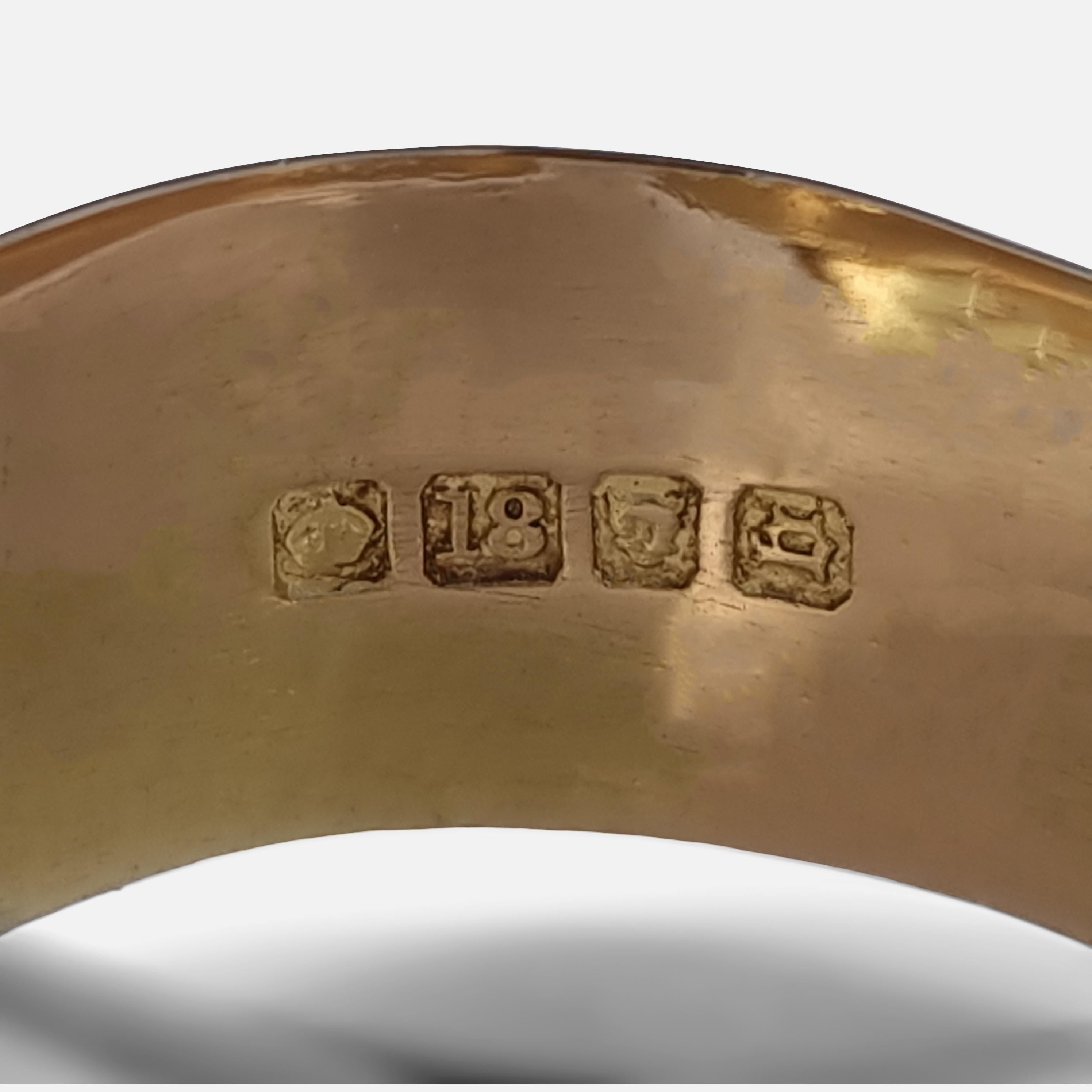 George V 18ct Gold Double Snake Ring - 1917 For Sale 7