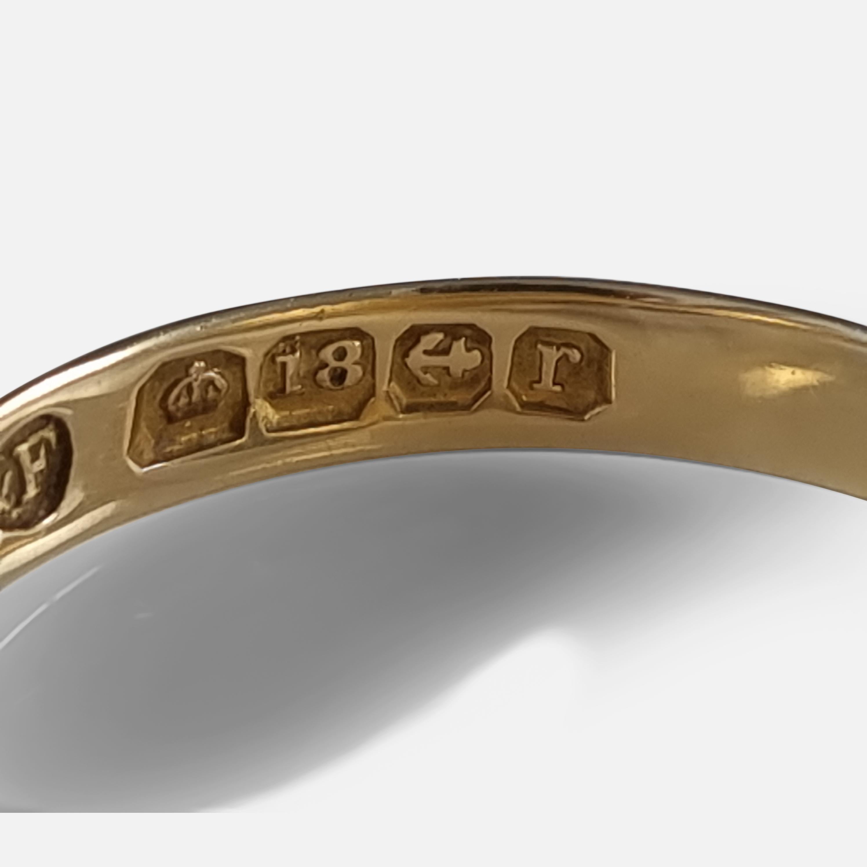 George V 18 Carat Gold Portrait Locket Signet Ring, King's Royal Rifle Corps For Sale 6