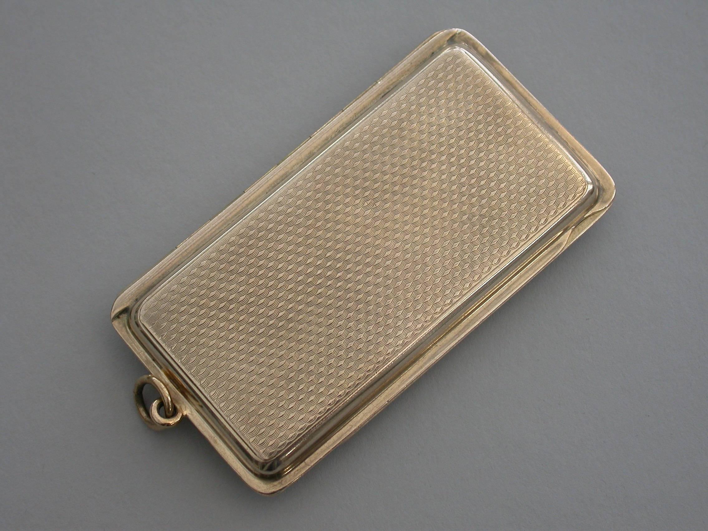 George V 9 Carat Gold and Enamel Calling Card Case 'Kent Interest', circa 1928 1