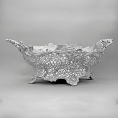 George V Antique Sterling Silver Basket London 1911 Sebastian Garrard