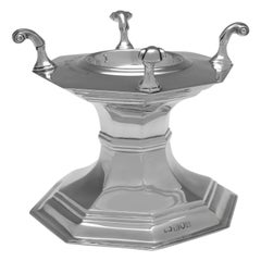 George V. Krönung 1911, Salzmeister aus Sterlingsilber, Carrington & Co.