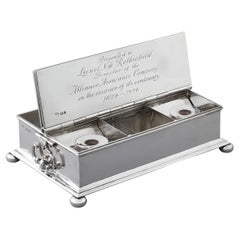 George V Presentation Treasury Inkstand