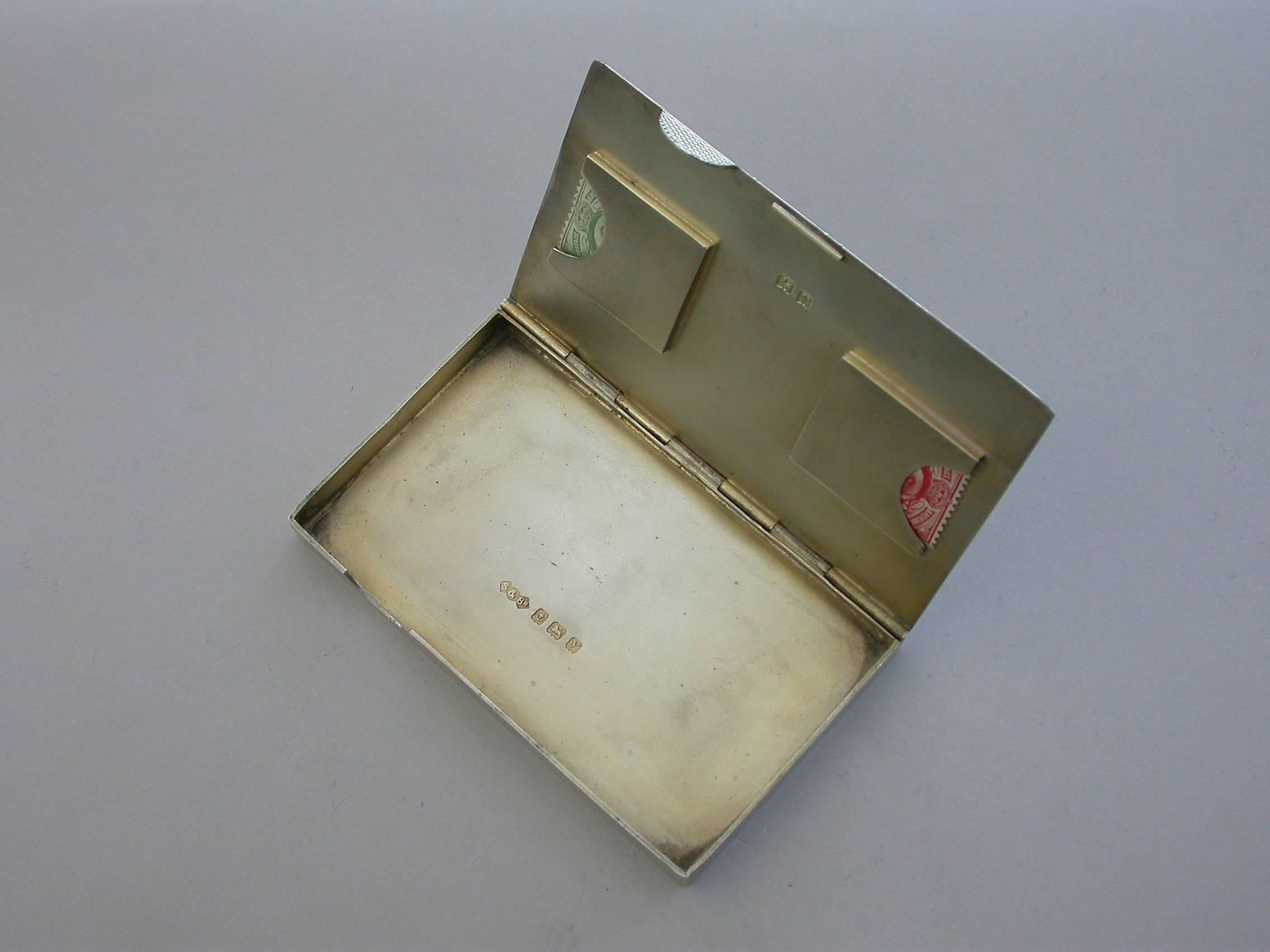 George v Silver Combined Card and Stamp Case by Smith & Bartlam, 1923 5
