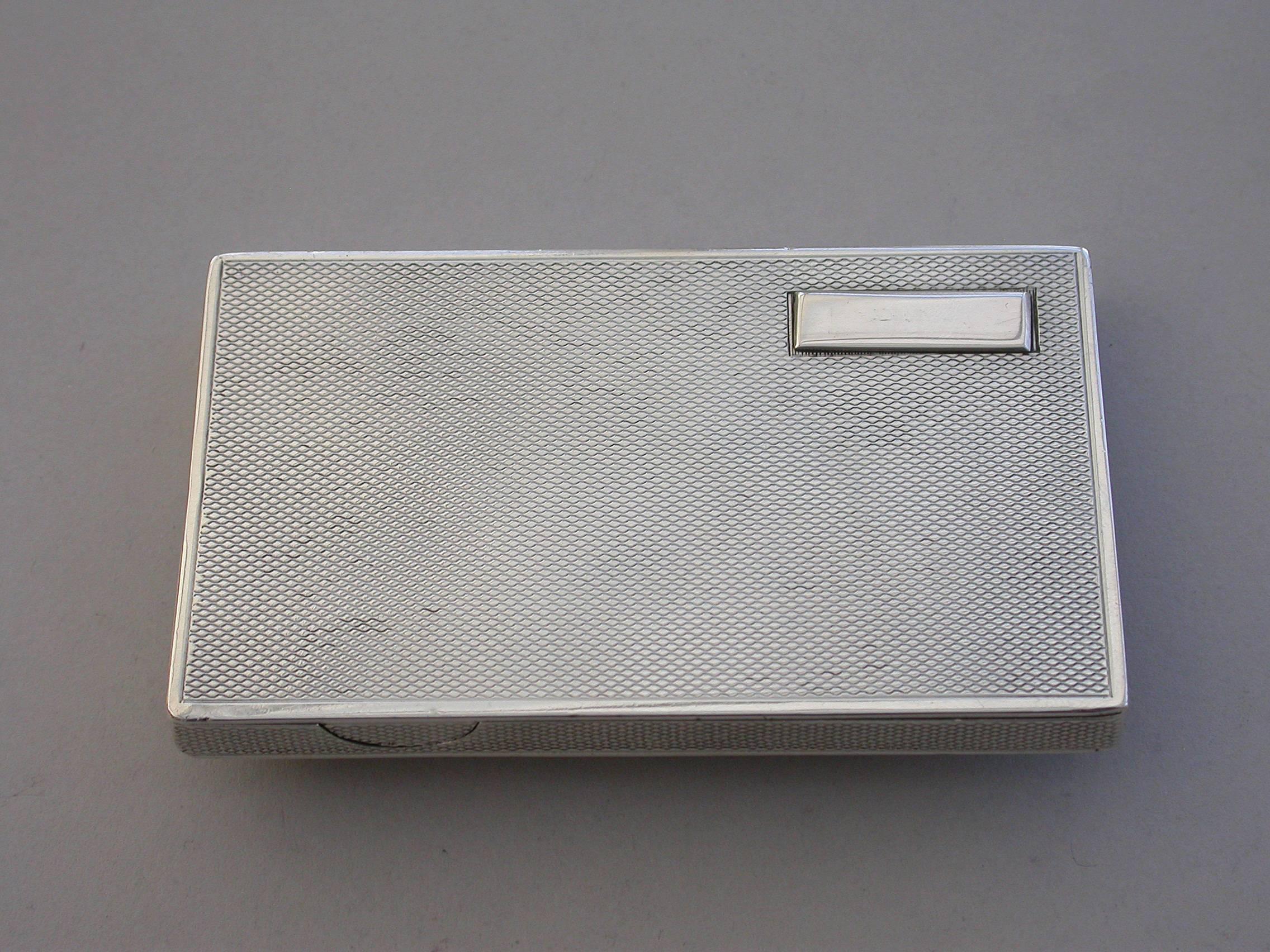 George v Silver Combined Card and Stamp Case by Smith & Bartlam, 1923 9
