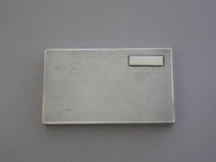 George v Silver Combined Card and Stamp Case by Smith & Bartlam, 1923