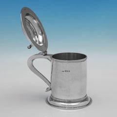 George V Sterling Silver Arts & Crafts Tankard, Guild Of Handicrafts, 1919