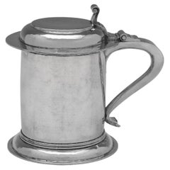 George V Sterling Silver Arts & Crafts Tankard, Guild Of Handicrafts, 1919