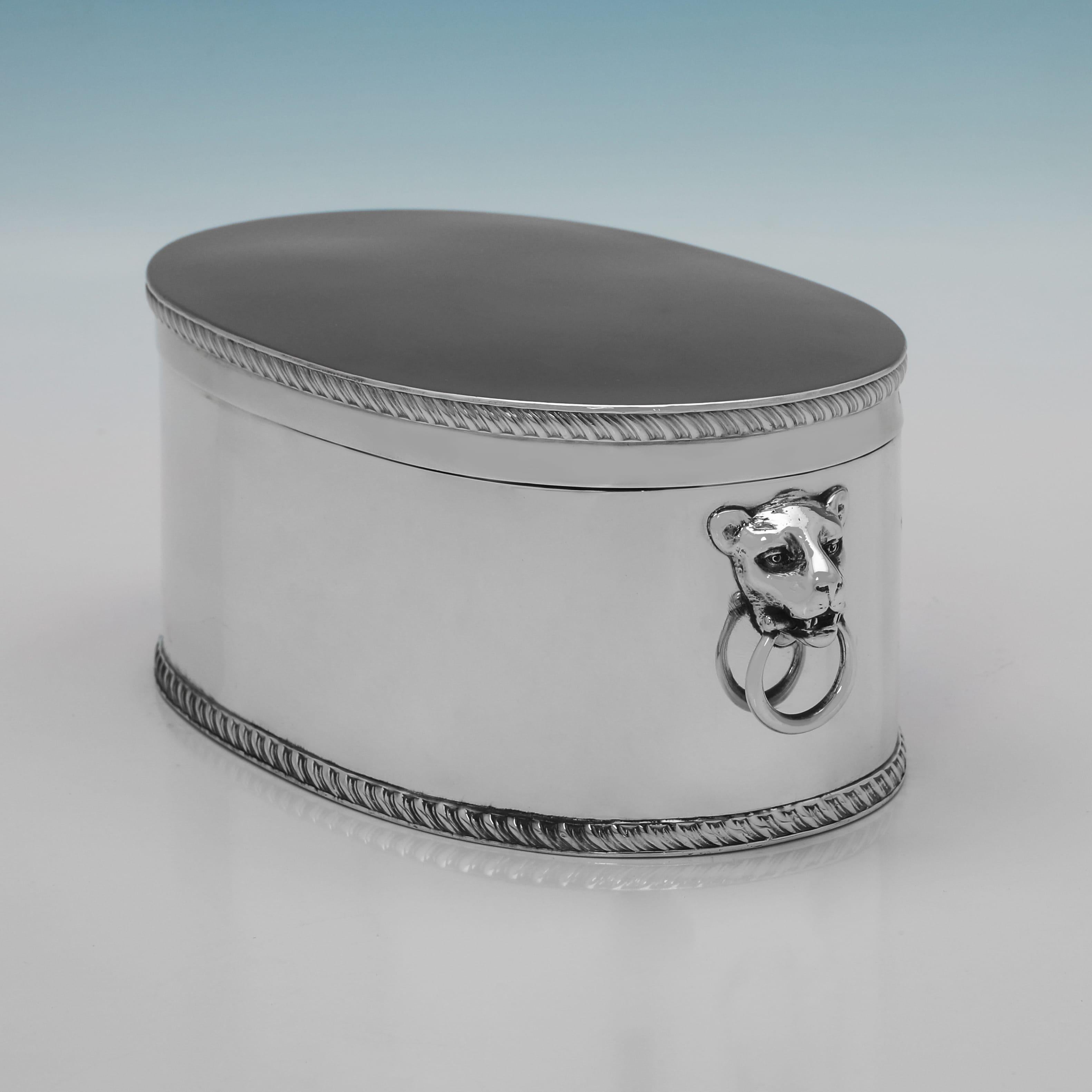 Biscottiera in argento sterling George V - Londra 1912 di Horace Woodward & Co. In condizioni buone in vendita a London, London