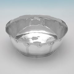 Cuenco de plata de ley Jorge V de Tiffany & Co., Londres 1911