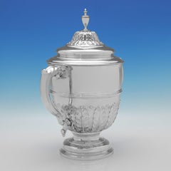 George V Sterling Silver Cup and Cover, Nathan & Hayes, Chester 1910