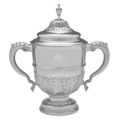 George V Sterling Silver Cup and Cover, Nathan & Hayes, Chester 1910