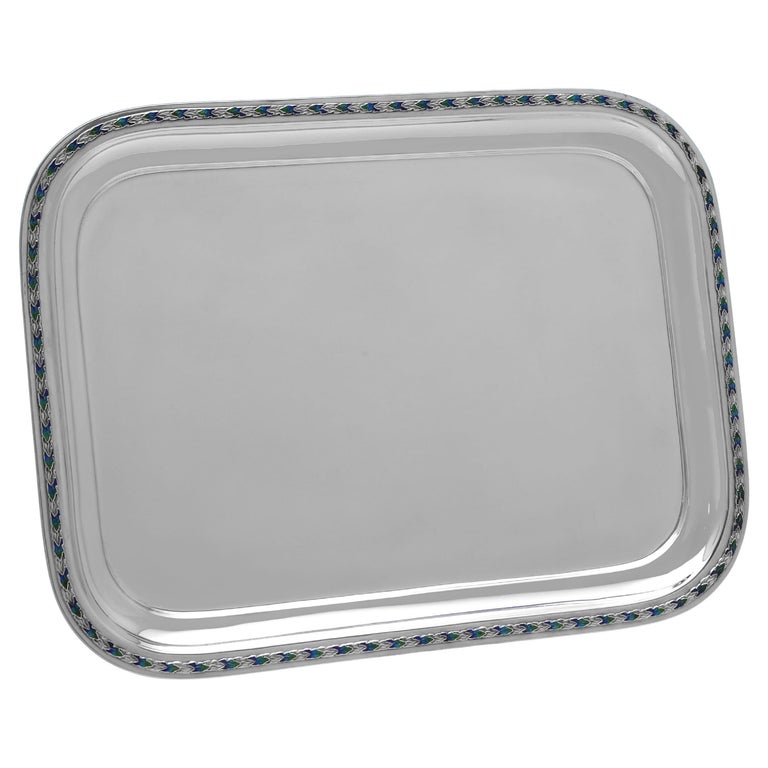 silver dressing table tray Dressing Table Trays in Antique Sterling Silver Bryan Douglas Antique Sterling Silver Dressing Table Trays