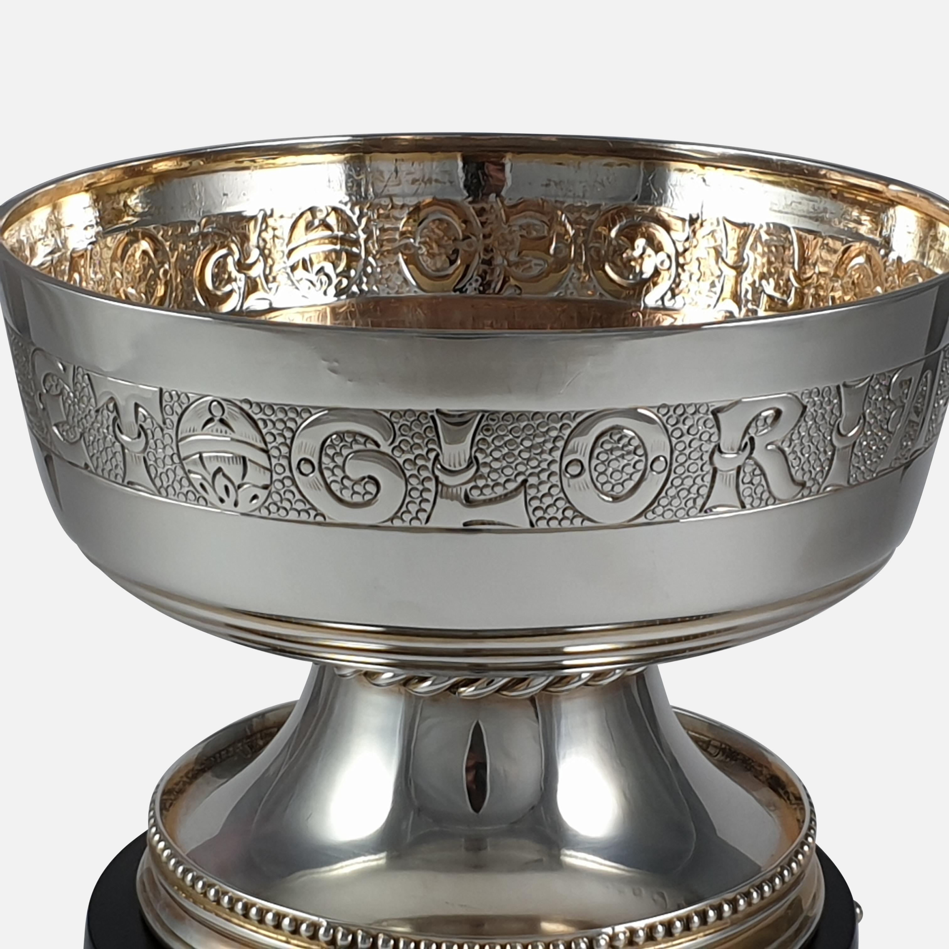 George V Sterling Silver Gilt Cup, S.Blanckensee & Sons Ltd, 1922 3