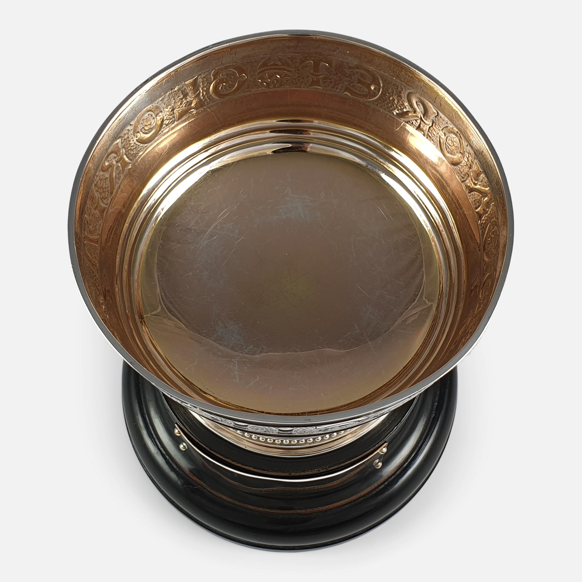George V Sterling Silver Gilt Cup, S.Blanckensee & Sons Ltd, 1922 4