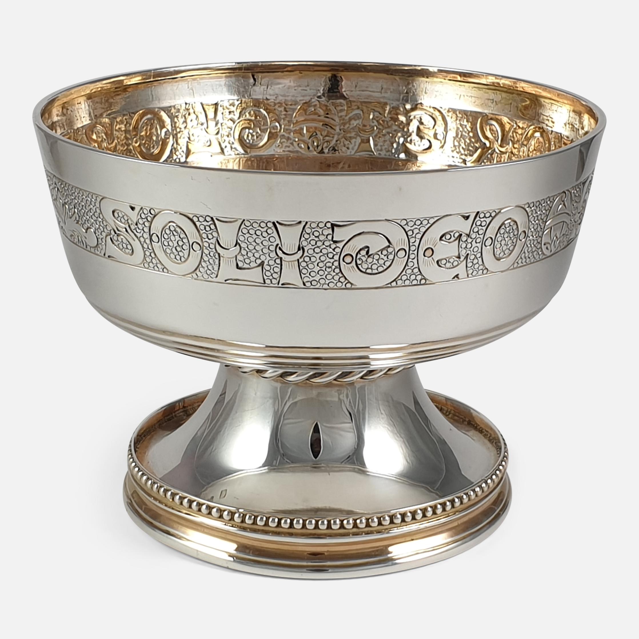 George V Sterling Silver Gilt Cup, S.Blanckensee & Sons Ltd, 1922 8