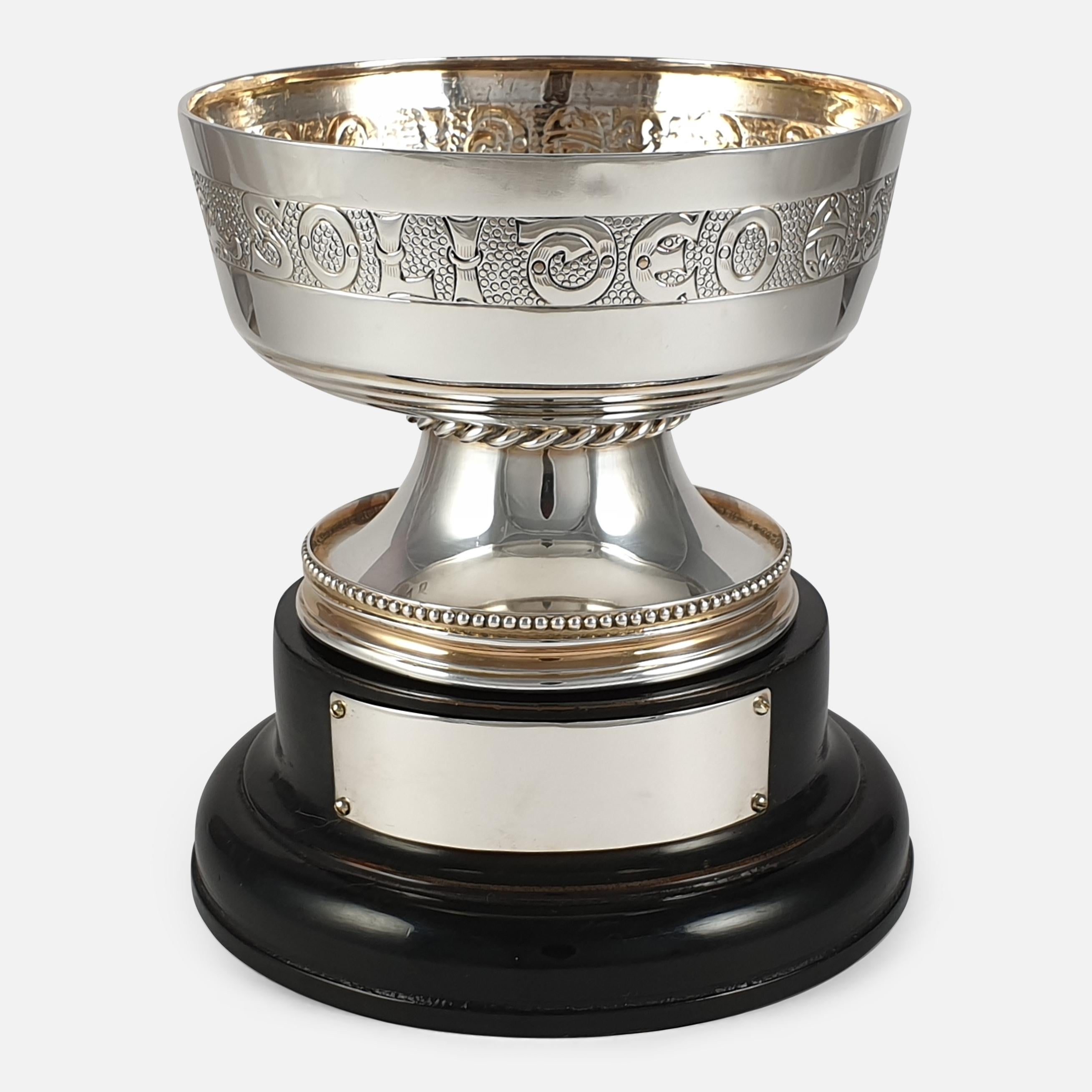 George V Sterling Silver Gilt Cup, S.Blanckensee & Sons Ltd, 1922 9